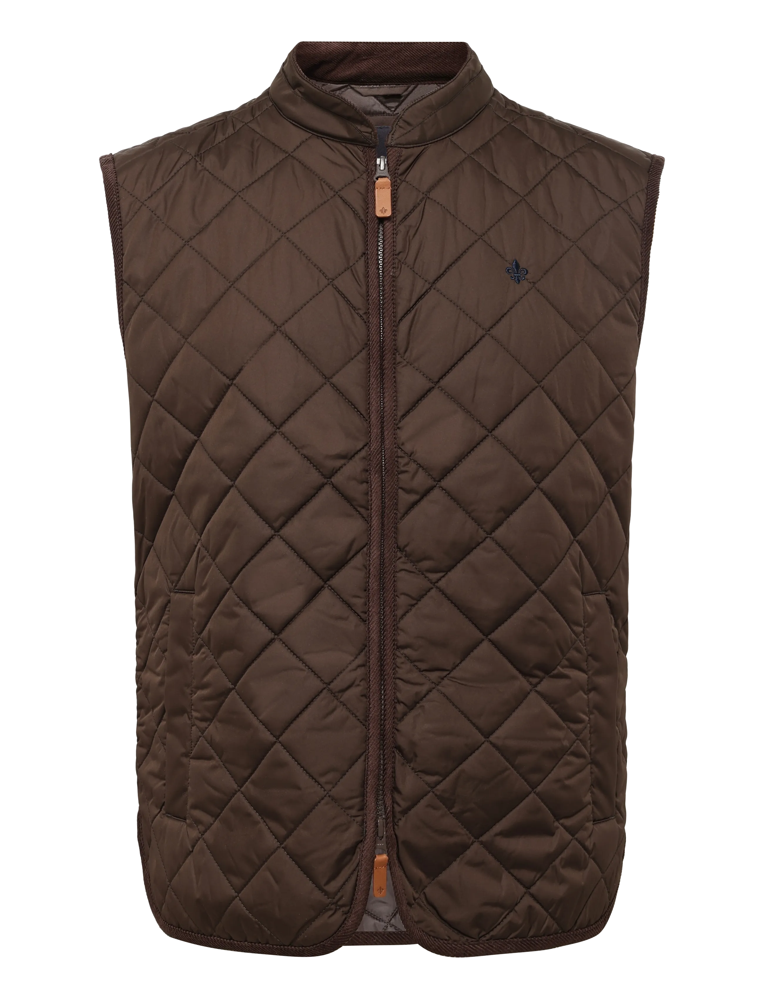 Morris Teddy Quilted Vest - Streetstyle - BROWN / brown