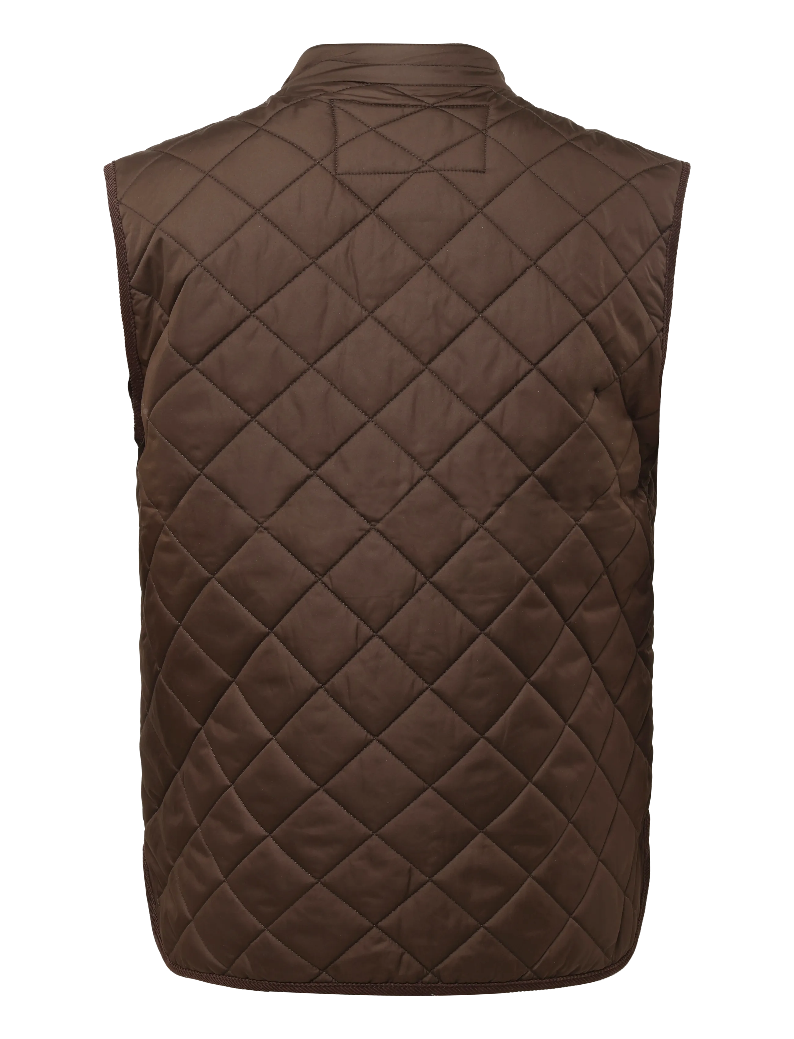 Morris - Teddy Quilted Vest - brown - 1