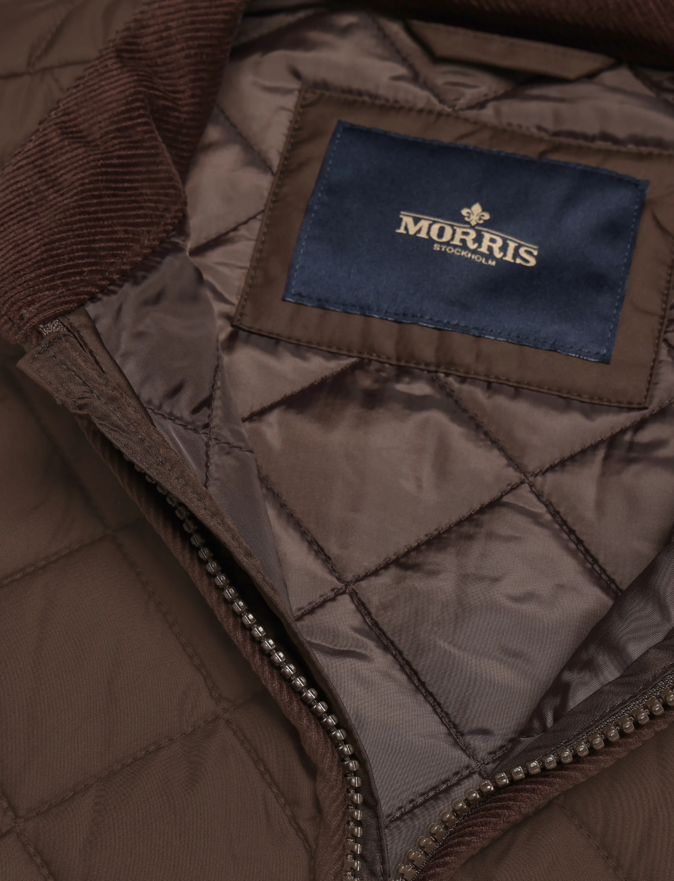 Morris - Teddy Quilted Vest - brown - 2