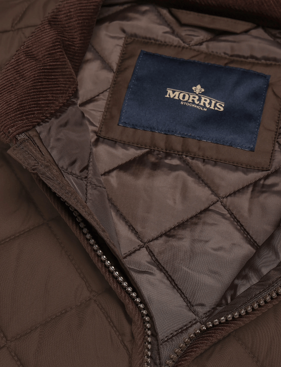 Morris - Teddy Quilted Vest - brown - 2