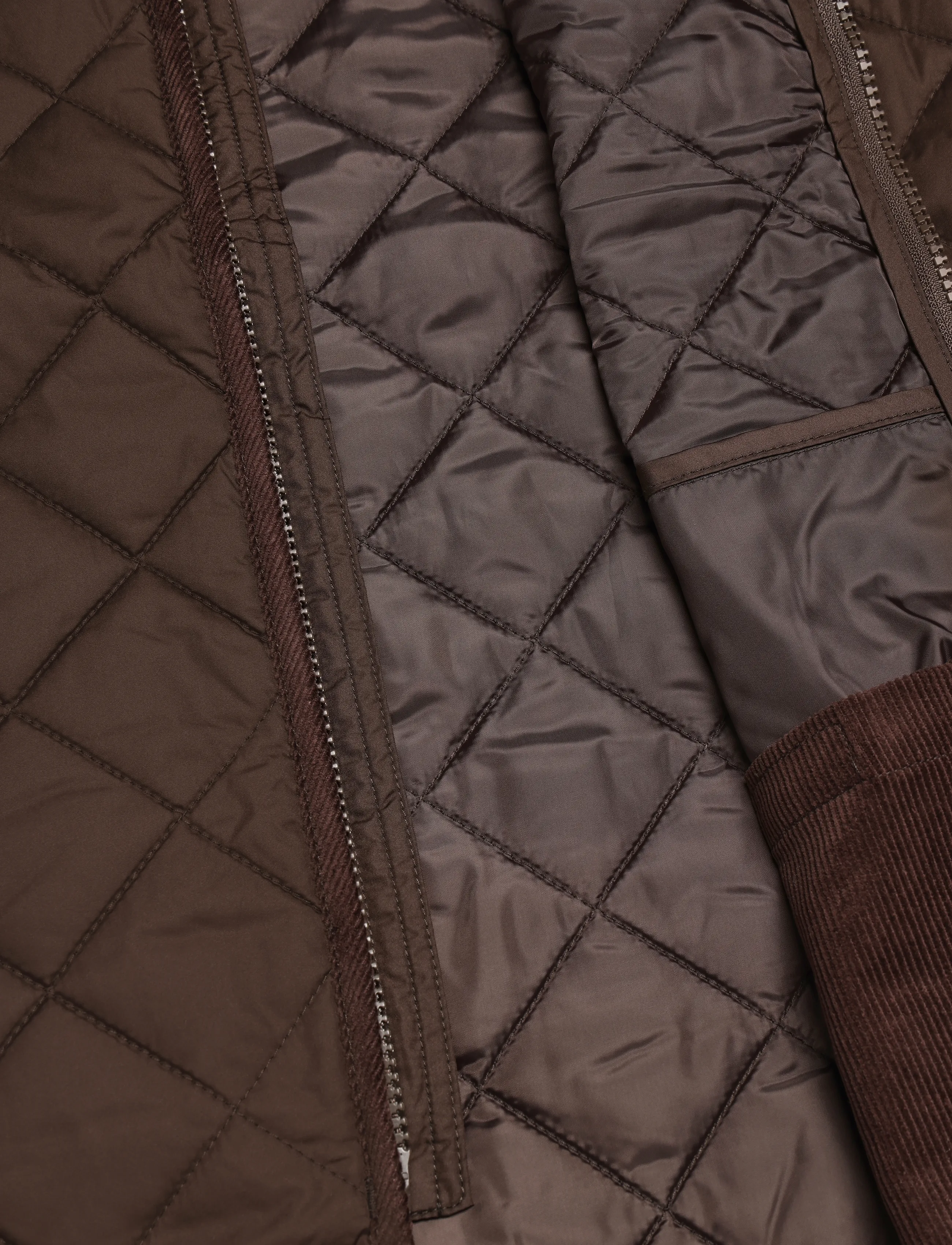 Morris - Teddy Quilted Vest - brown - 4
