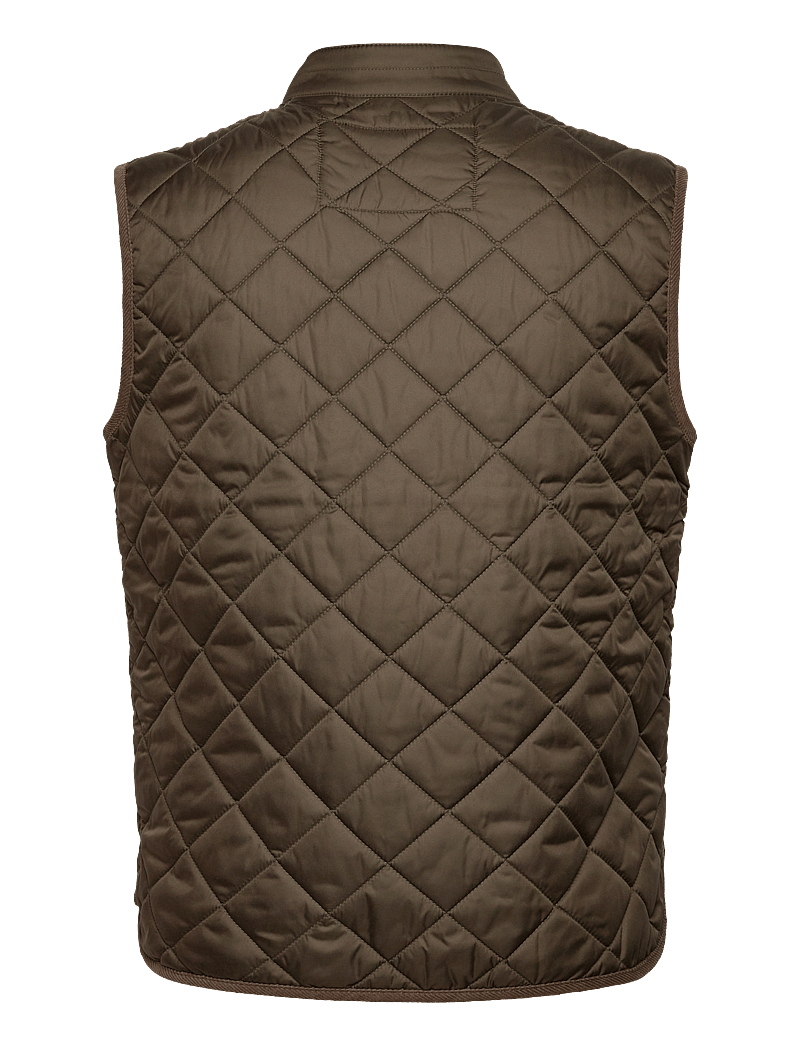 Morris - Teddy Quilted Vest - bodywarmers - olive - 2