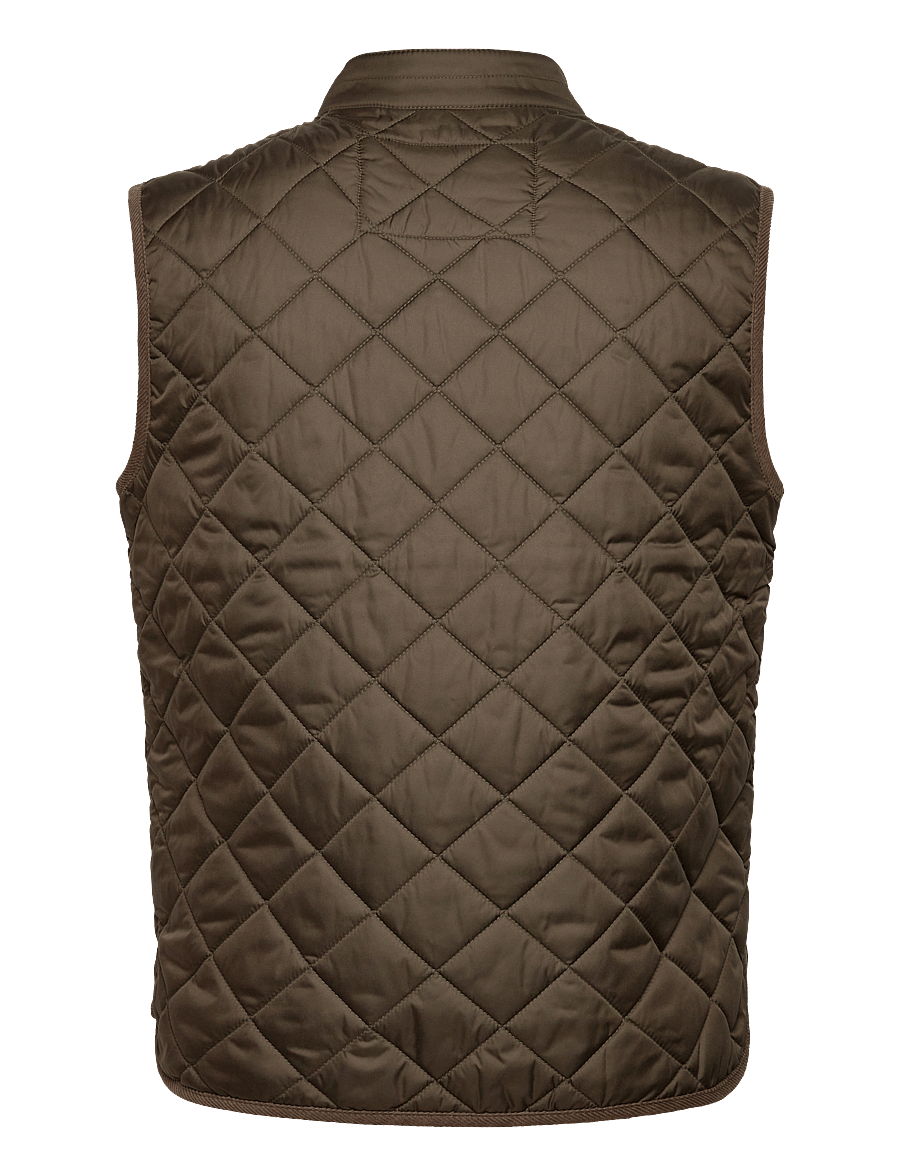 Morris - Teddy Quilted Vest - vests - olive - 2