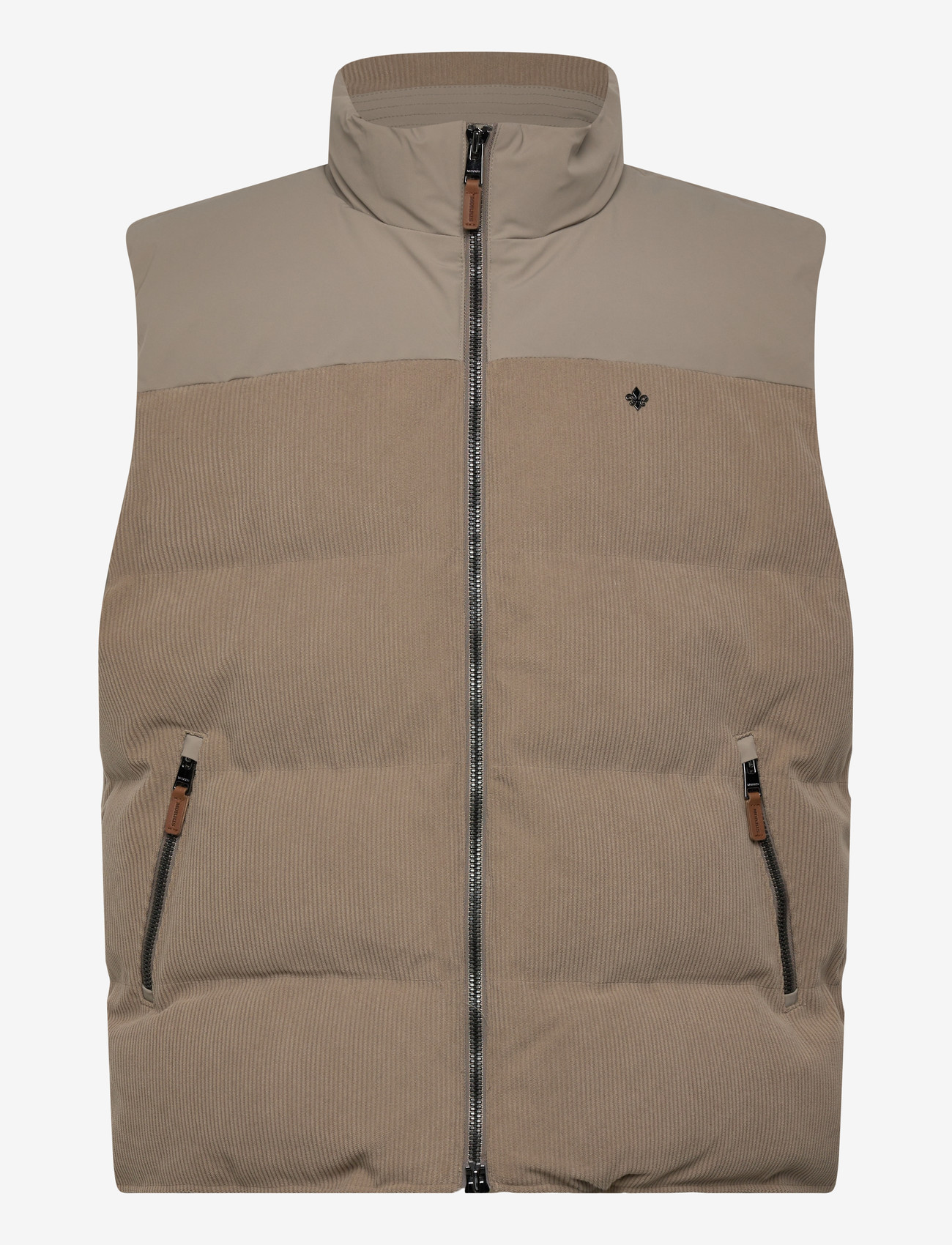 Morris - Catton Puffer Vest - veste - khaki - 1