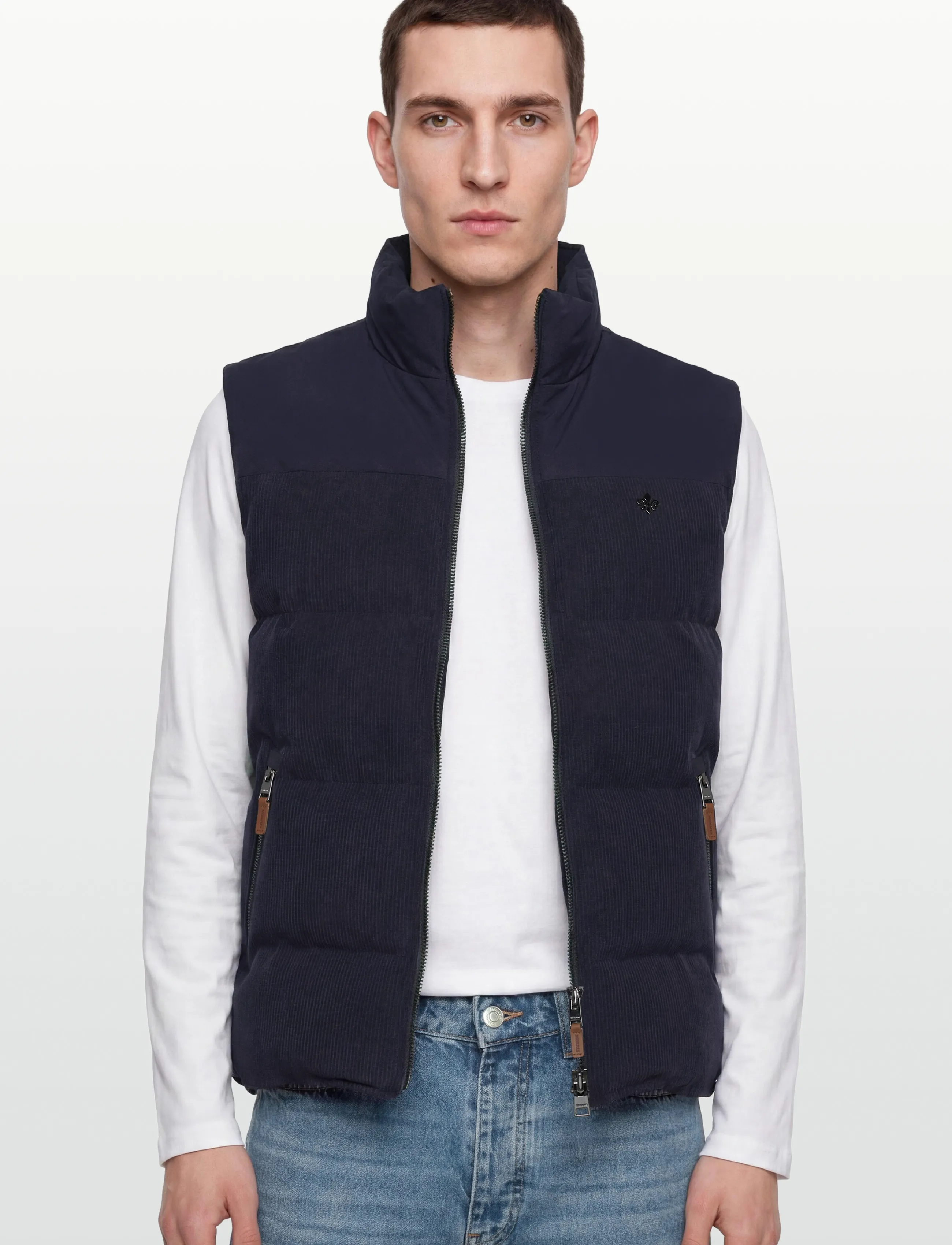 Morris - Catton Puffer Vest - liemenės - navy - 3