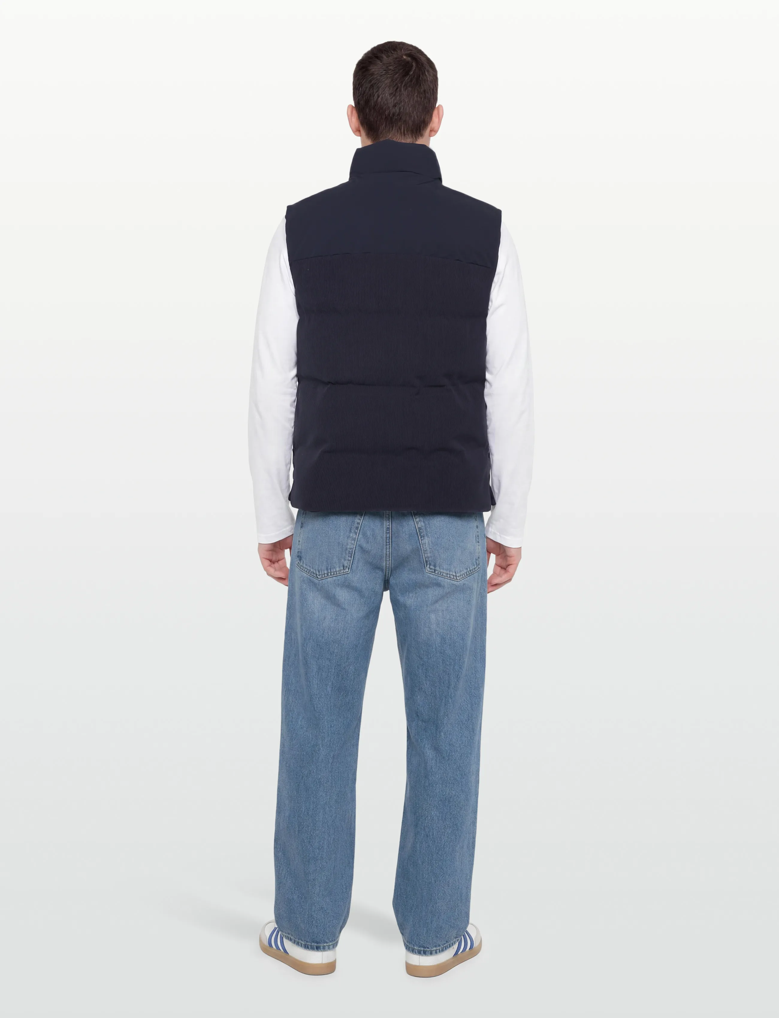 Morris - Catton Puffer Vest - liemenės - navy - 4