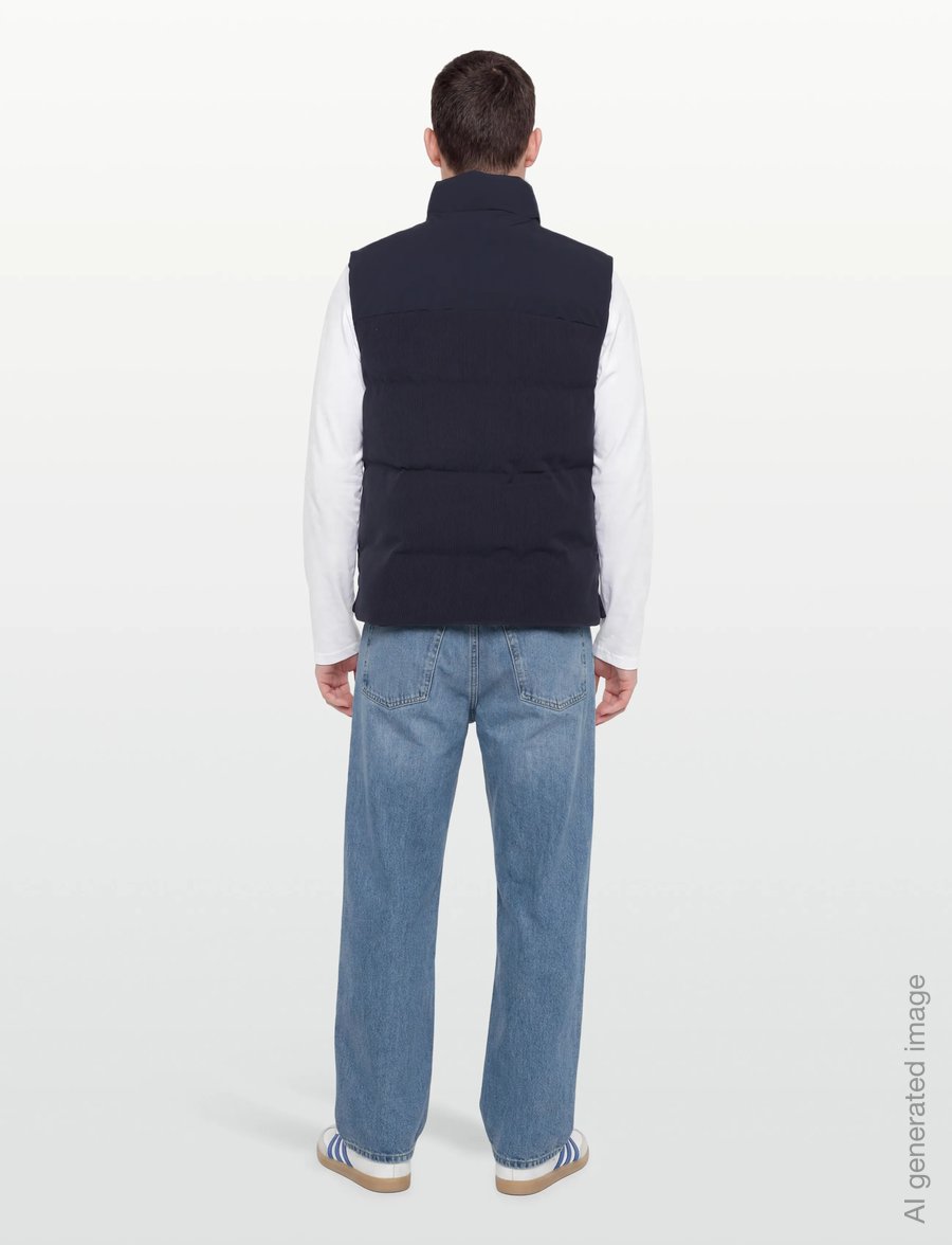 Morris - Catton Puffer Vest - vestid - navy - 4