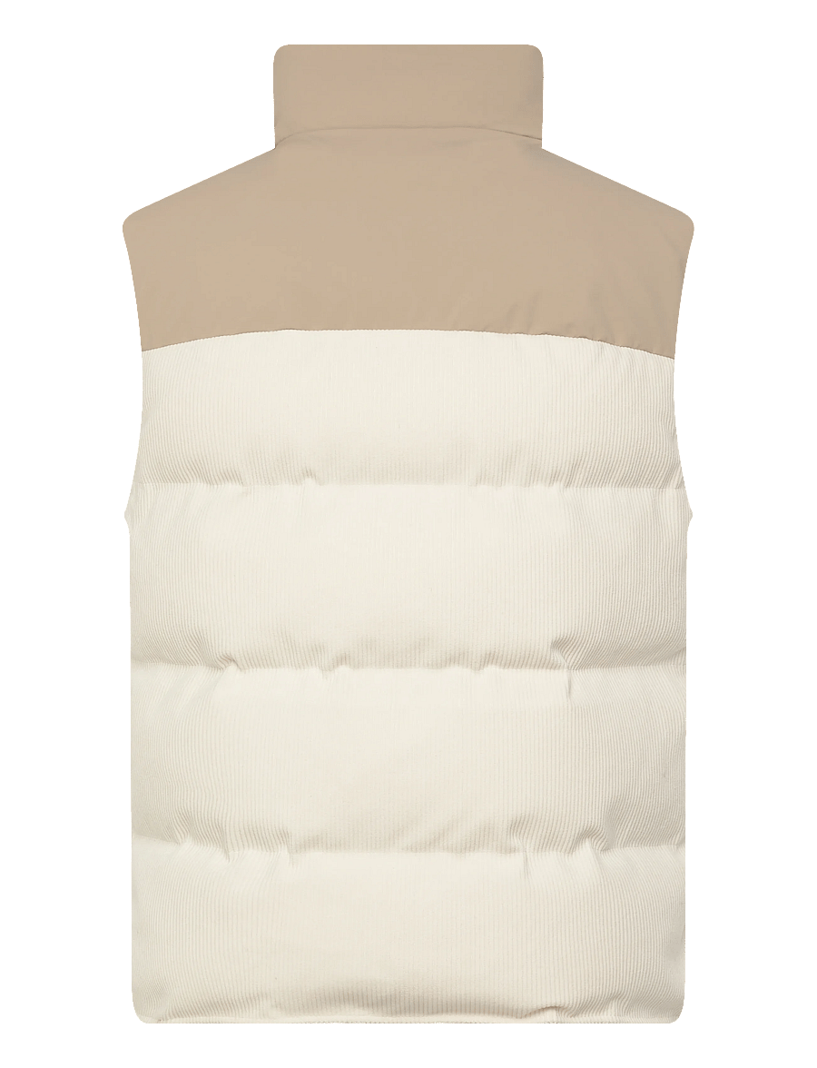 Morris - Catton Puffer Vest - vests - off white - 2
