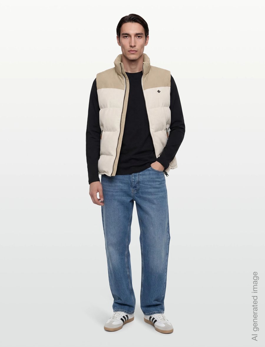 Morris - Catton Puffer Vest - vests - off white - 0