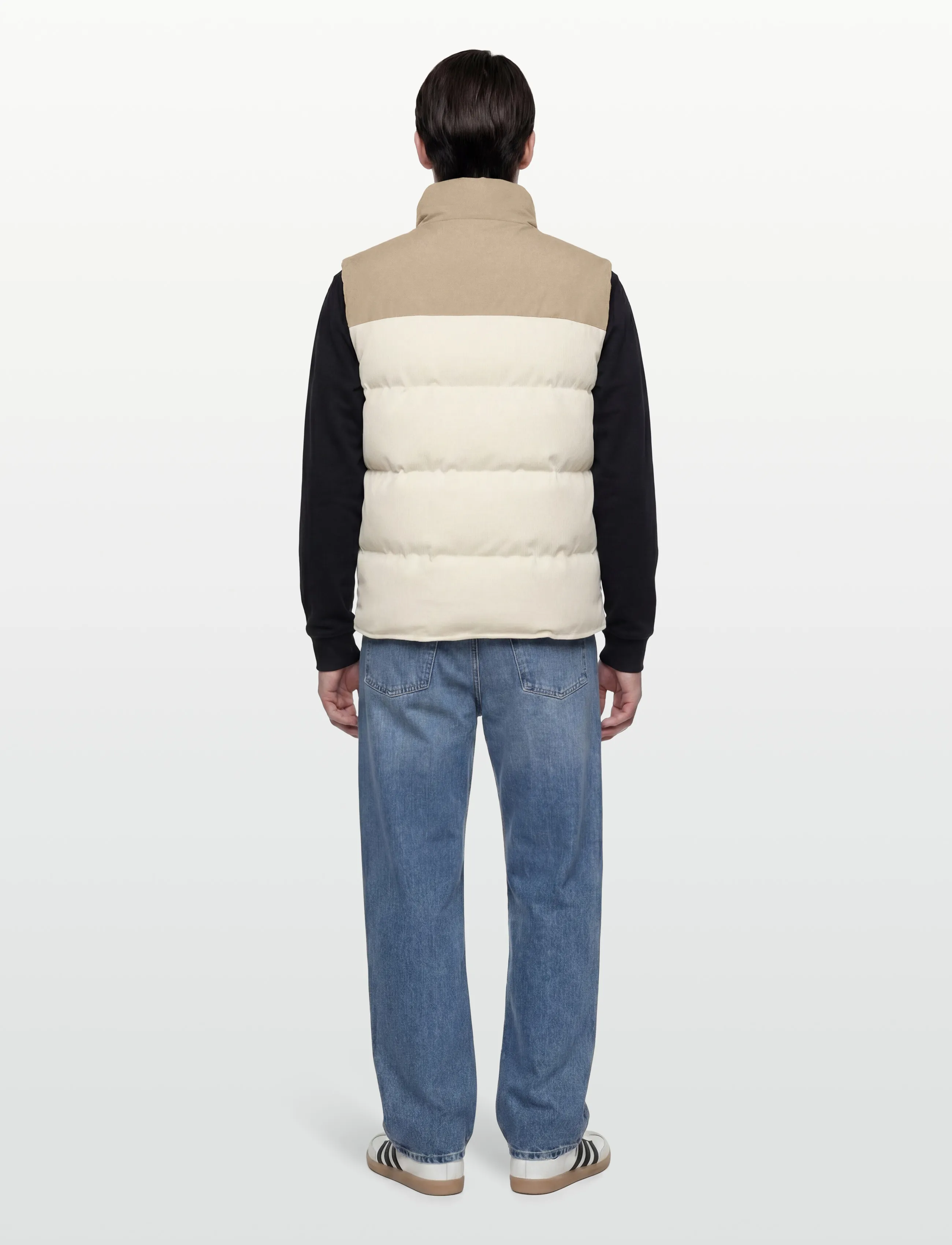 Morris - Catton Puffer Vest - vestid - off white - 4