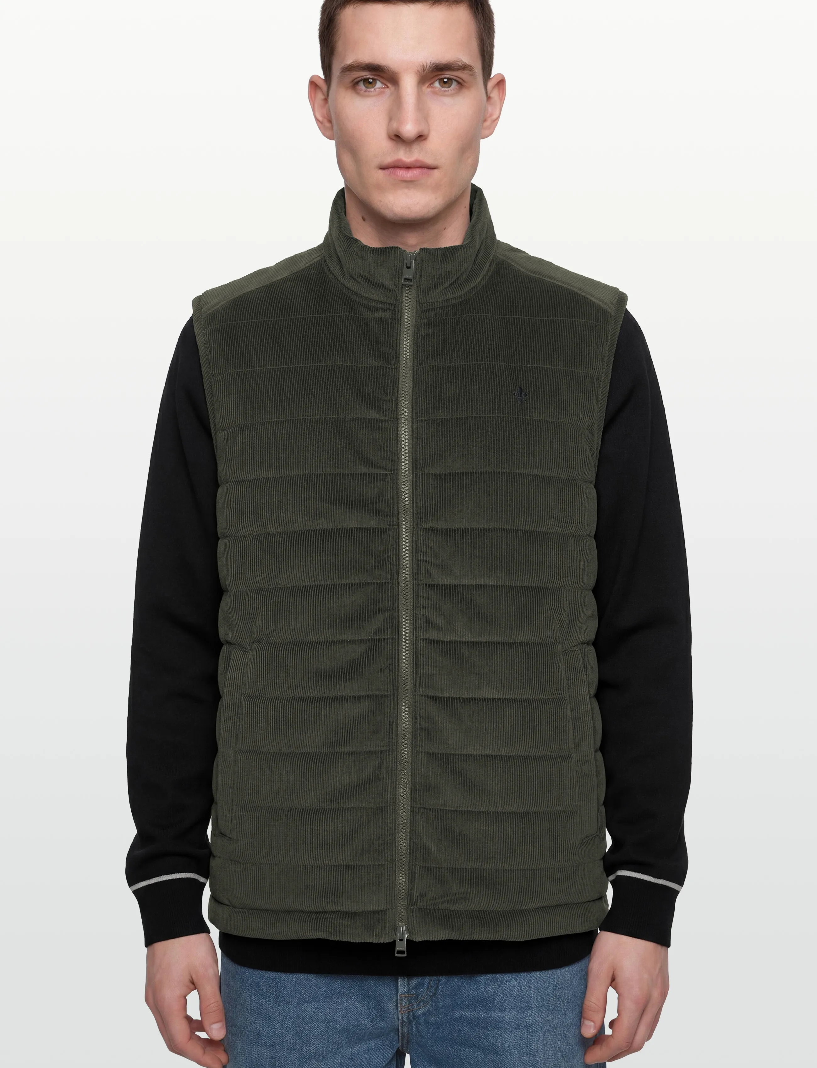 Morris Ted Quilted Cord Vest västar herr – bild 2