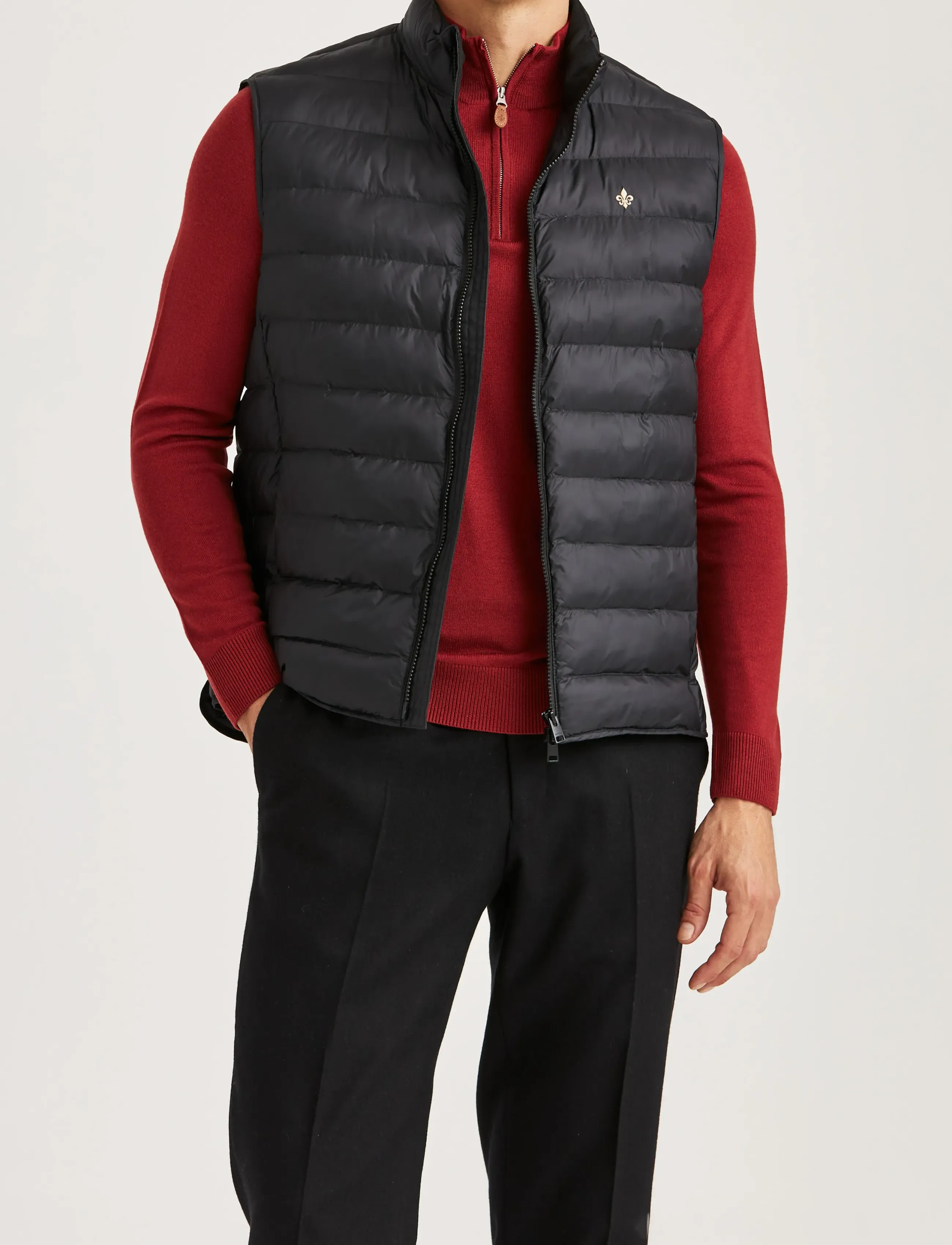 Morris Norfolk Liner Vest - Winter deals - BLACK / black