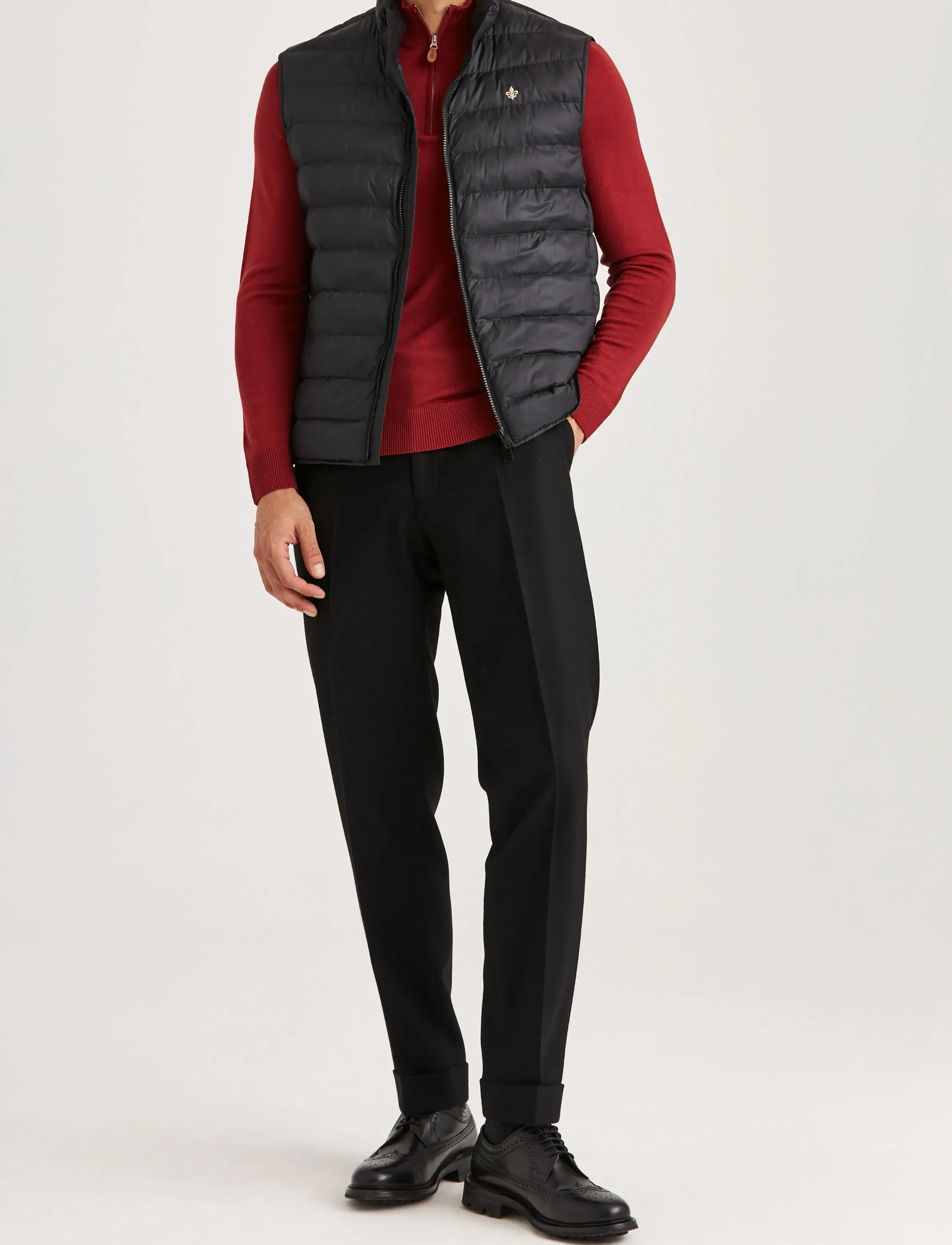 Morris - Norfolk Liner Vest - veste - black - 3