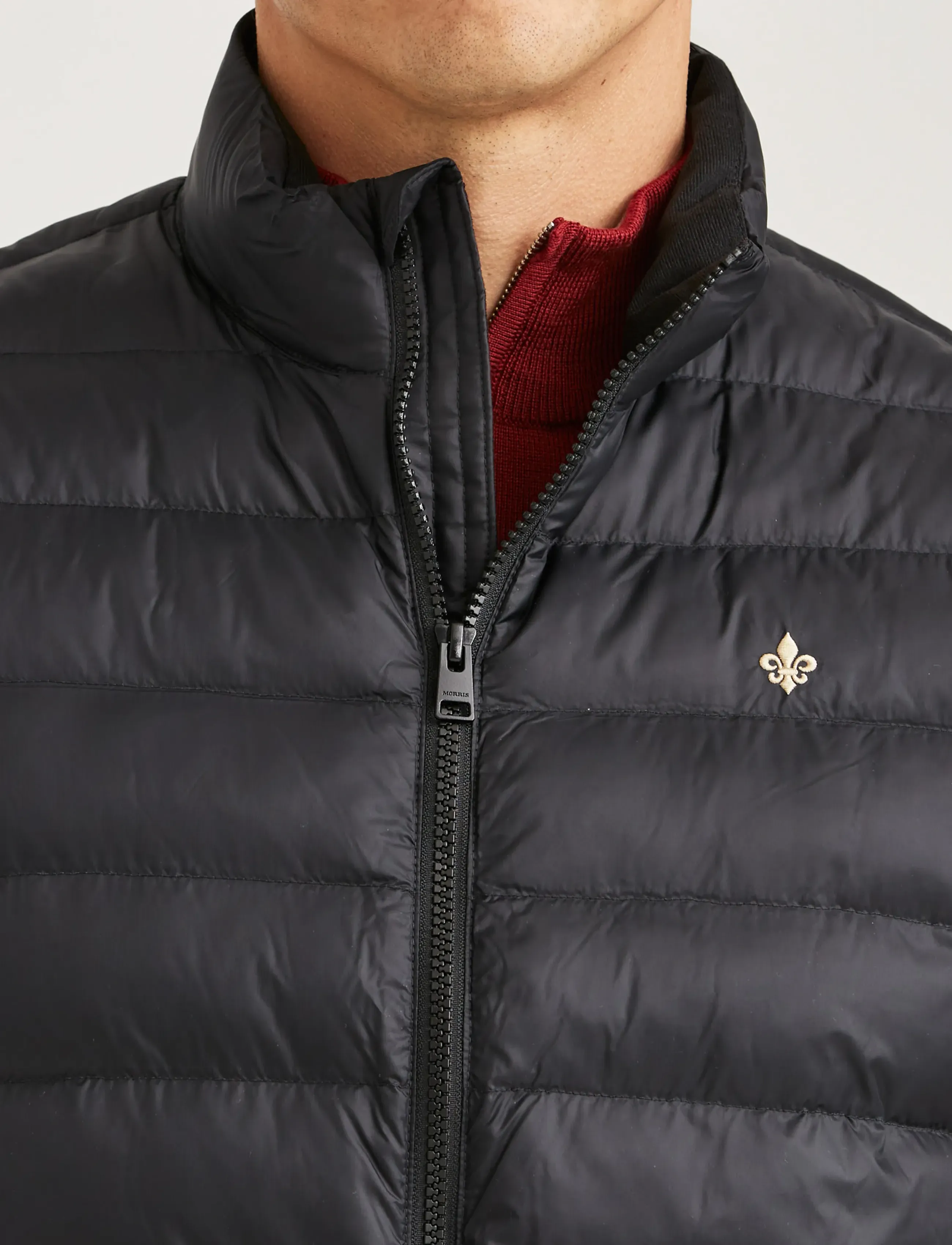 Morris - Norfolk Liner Vest - veste - black - 5