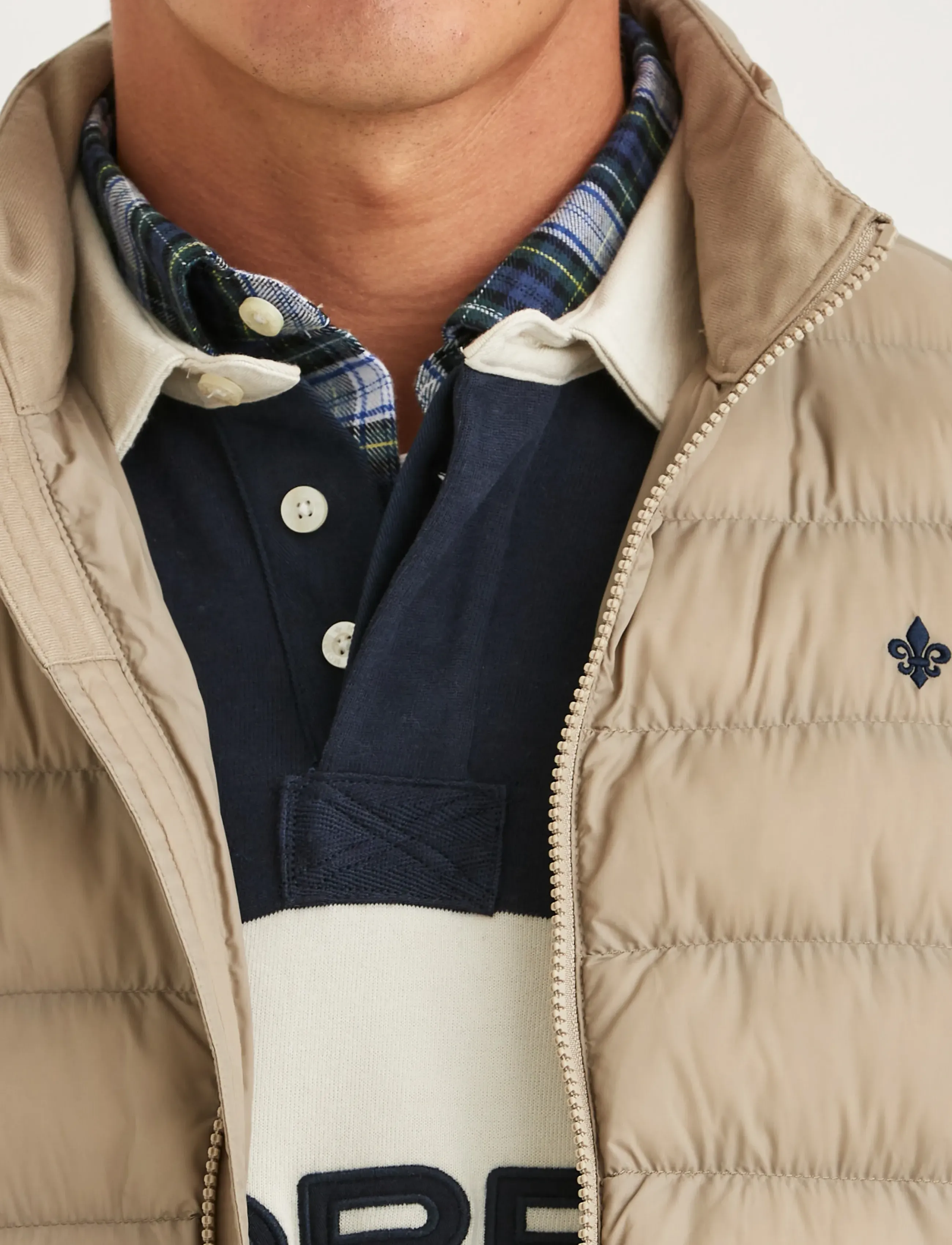 Morris - Norfolk Liner Vest - gilets sans manches - khaki - 5