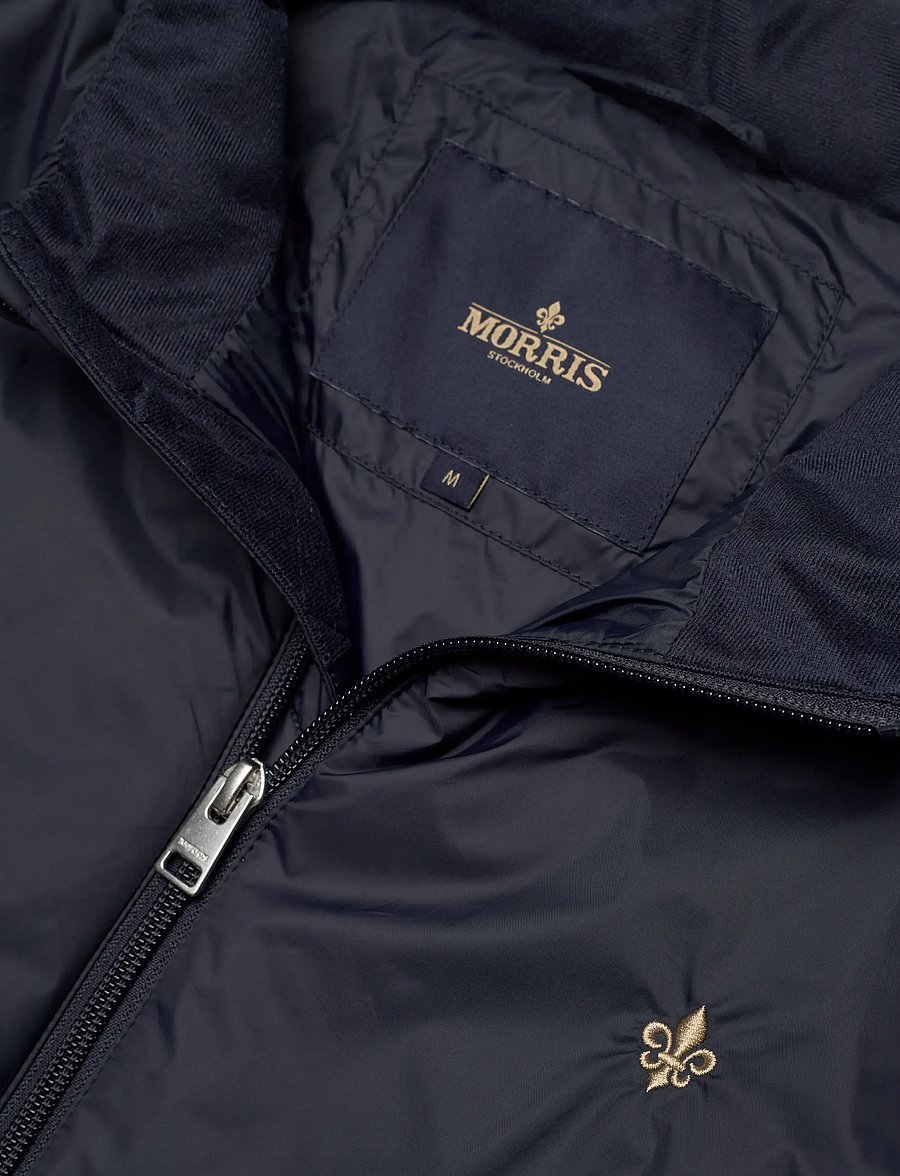 Morris - Bradley Padded Vest - vests - blue - 5