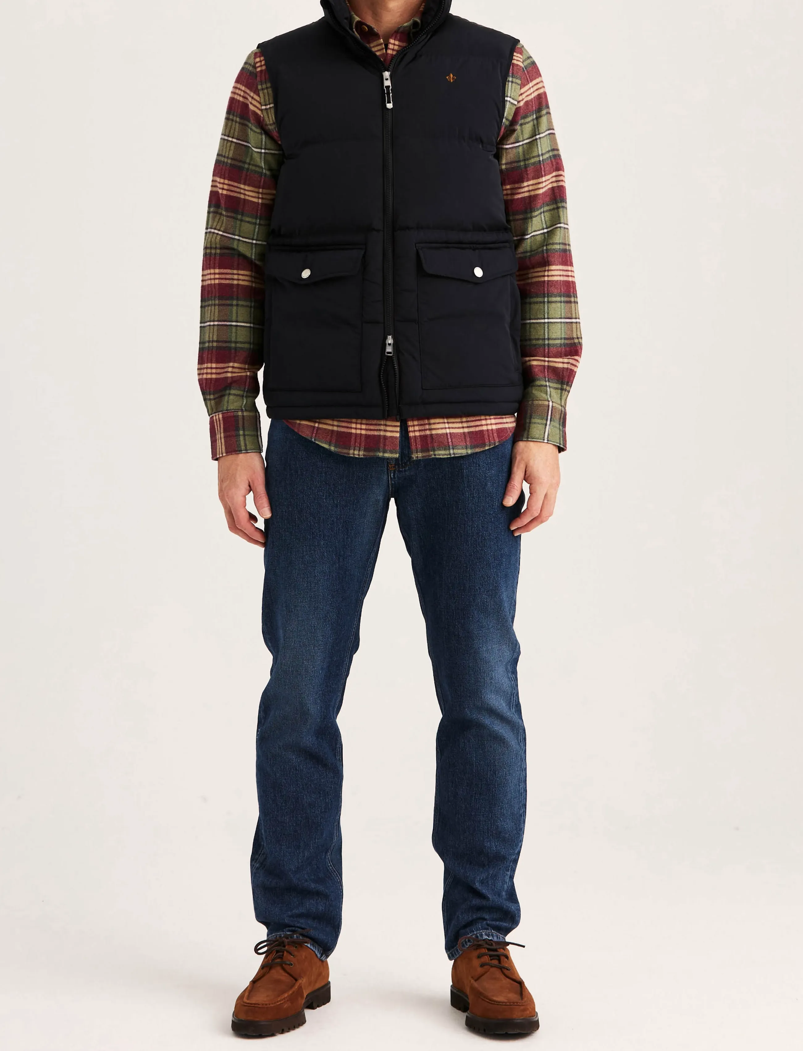 Morris - Lennox Puffer Vest - osta olukorra järgi - blue - 3