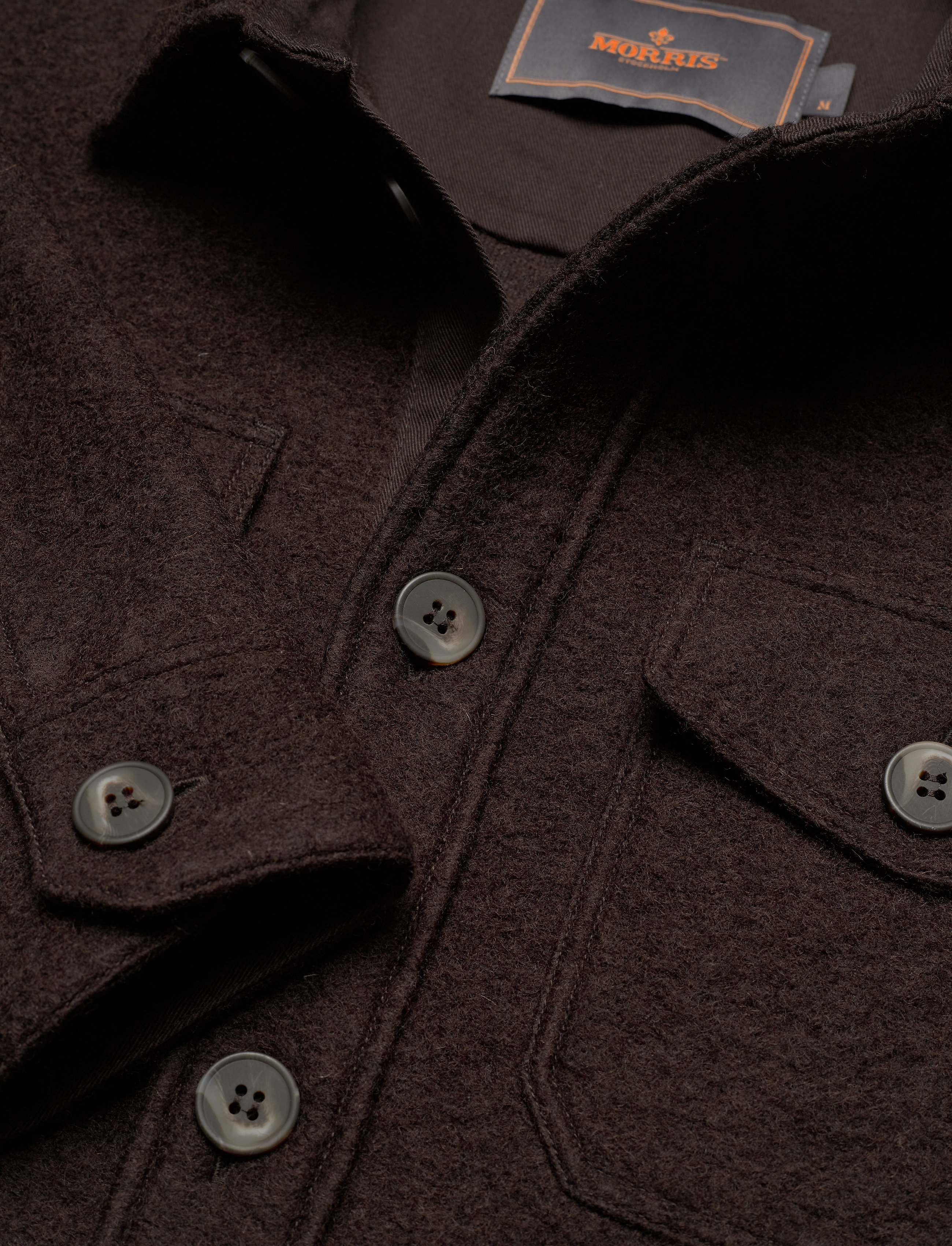 Morris - Sanford Shirt Jacket - brown - 2