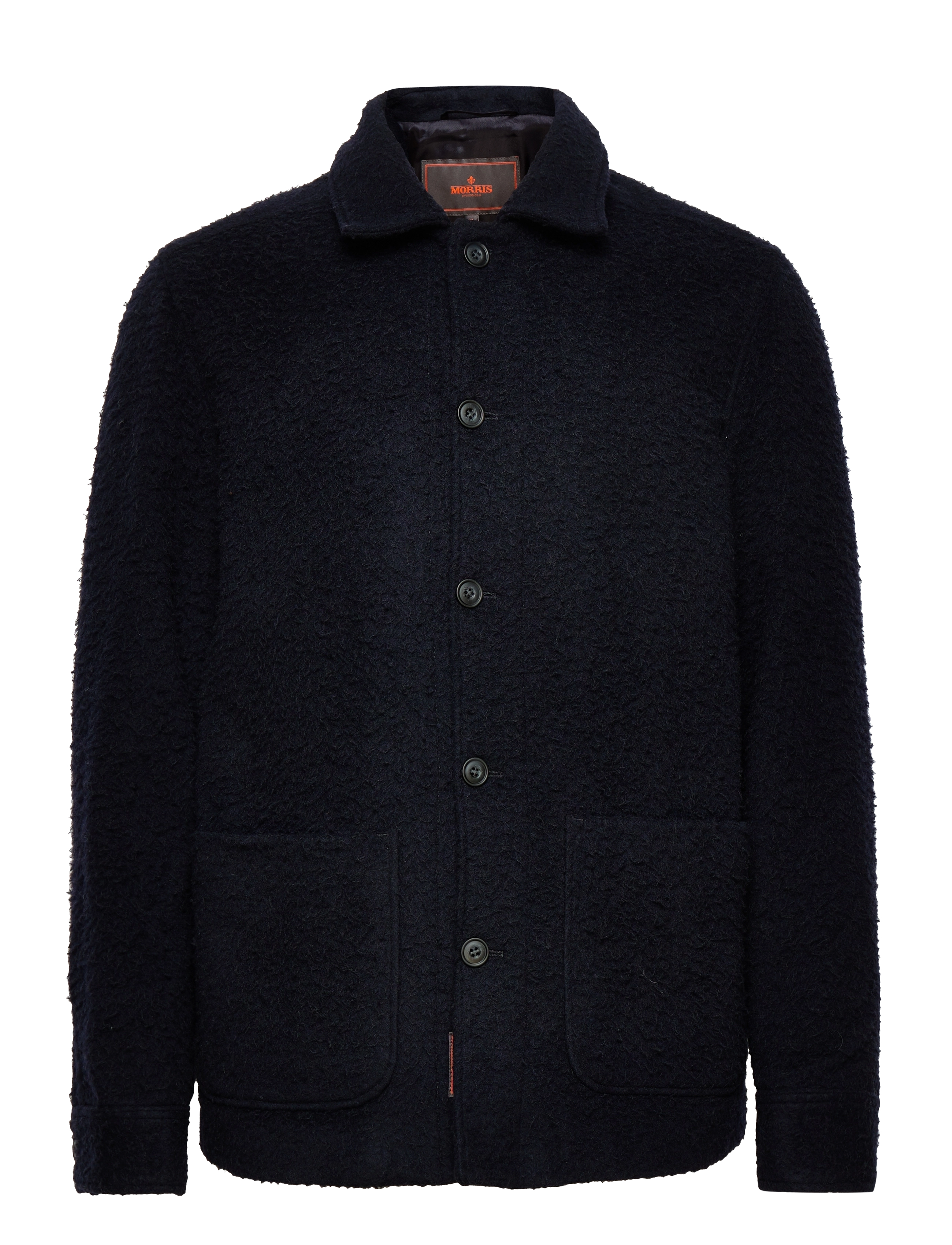 Morris - Shaggy Shirt Jacket - navy - 0