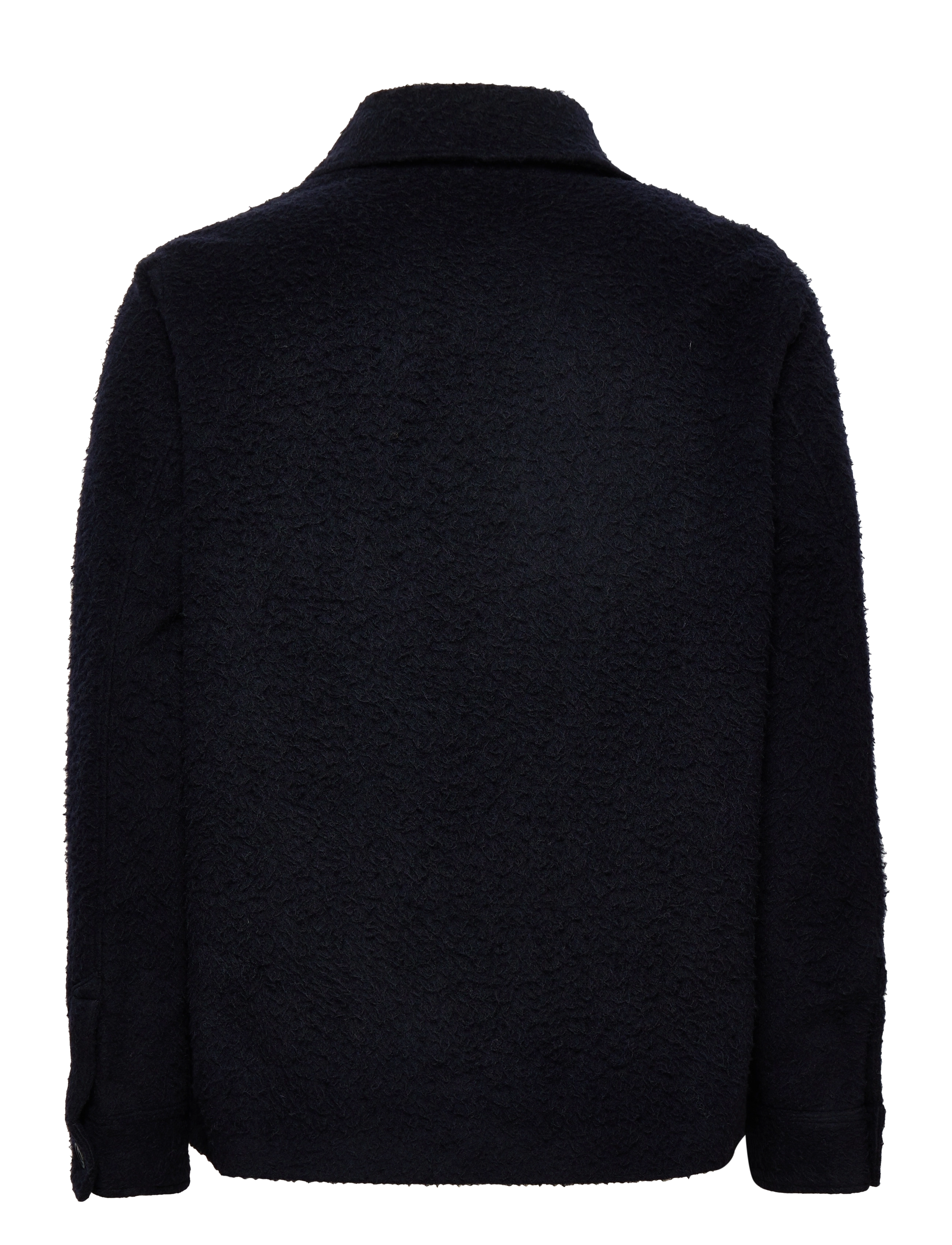 Morris - Shaggy Shirt Jacket - navy - 1