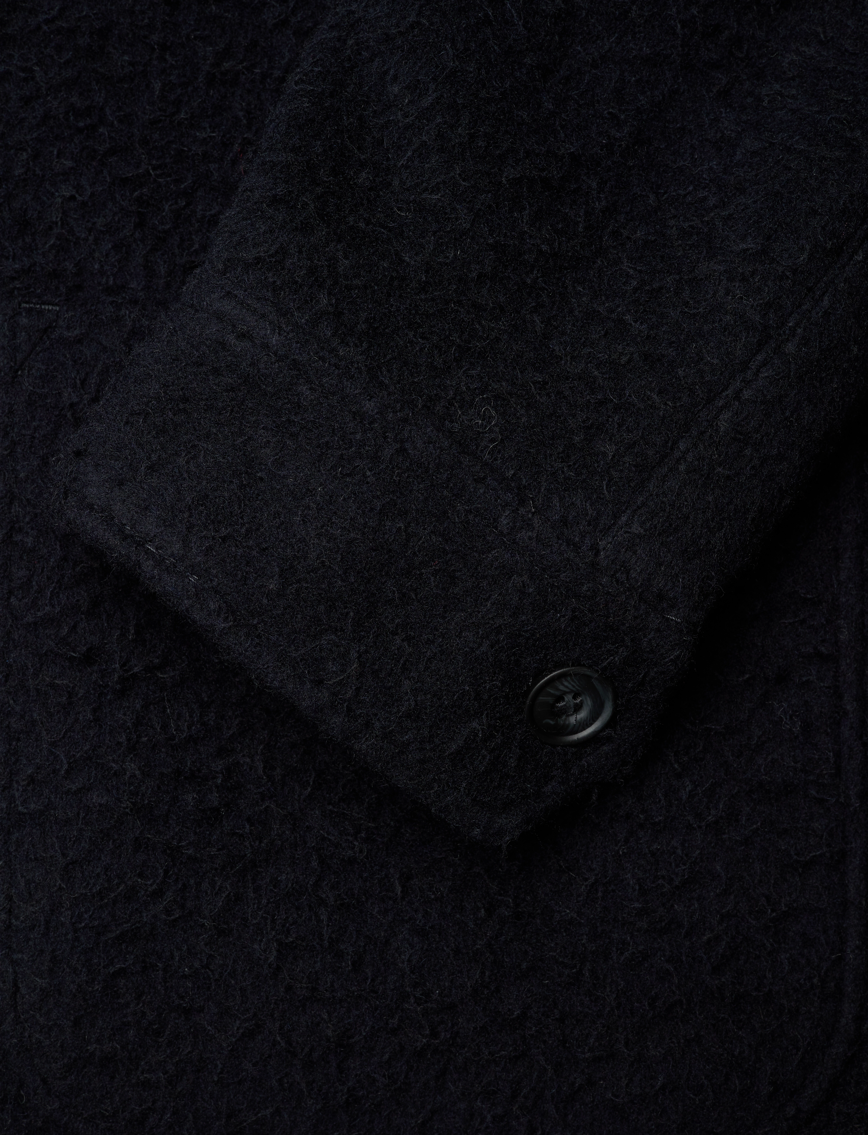Morris - Shaggy Shirt Jacket - navy - 3