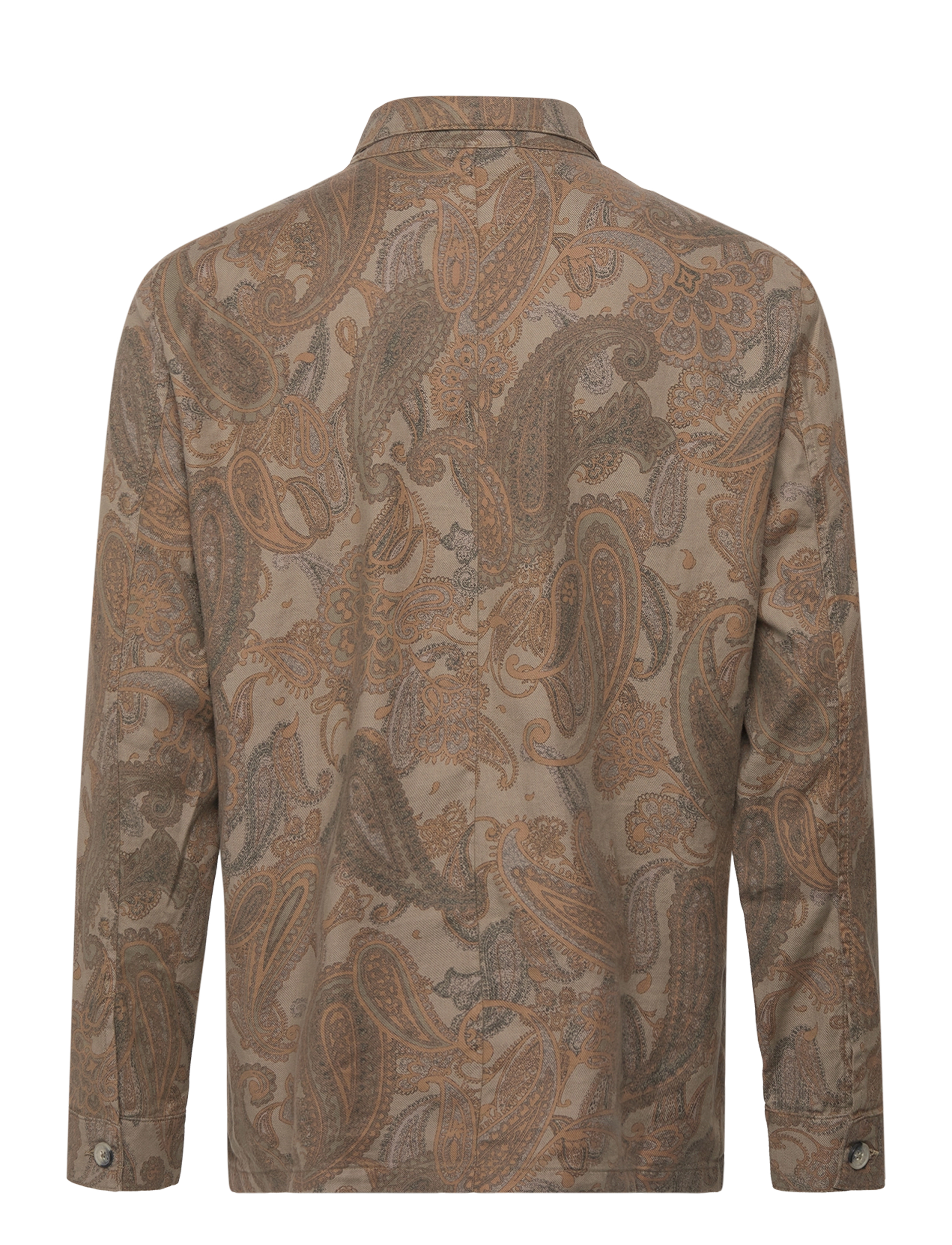 Morris - Fenix Linen Shirt Jacket - dark olive - 1