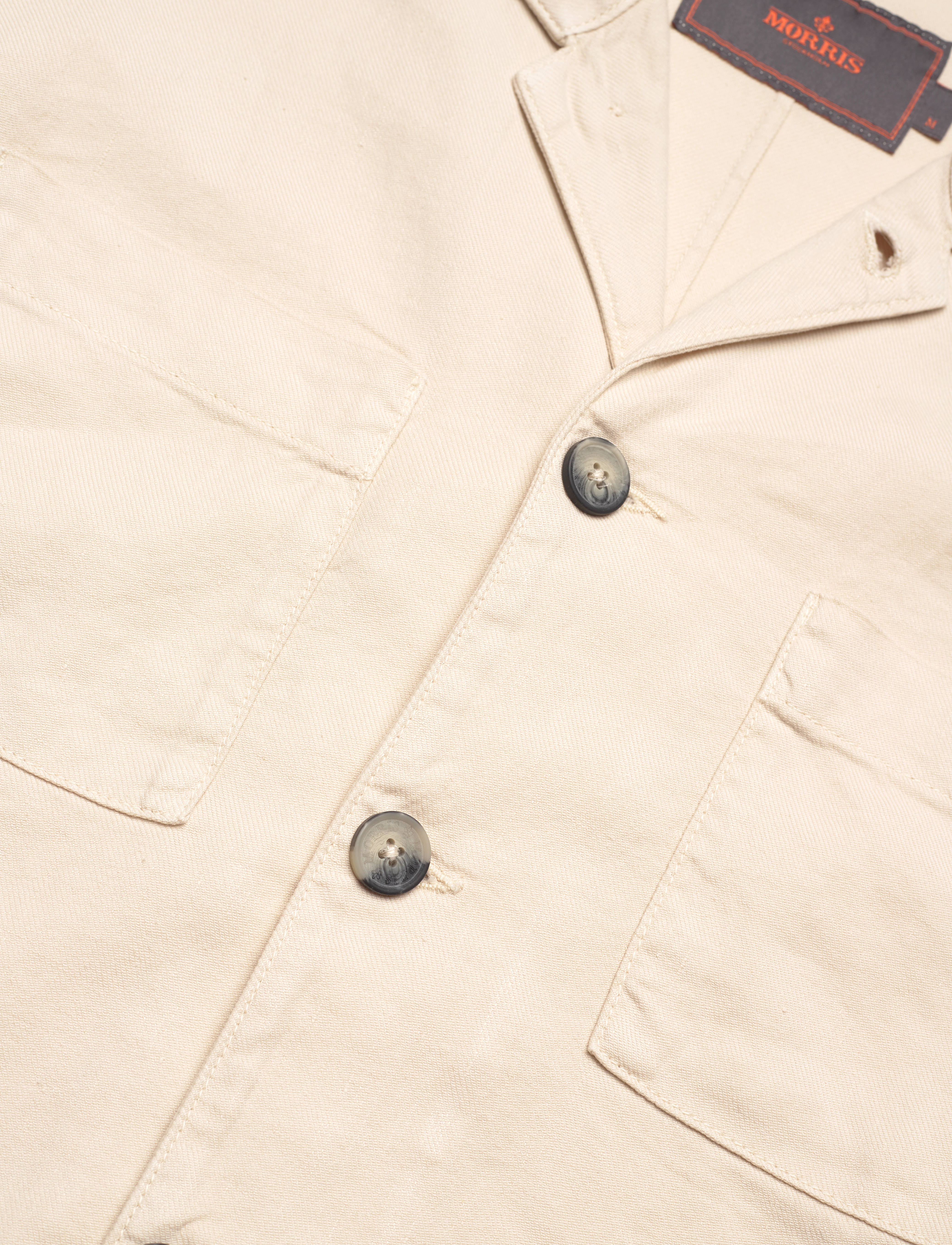 Morris - Fenix Linen Shirt Jacket - off white - 2