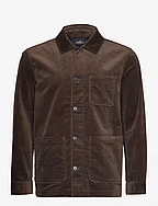 Pennon Shirt Jacket - BROWN
