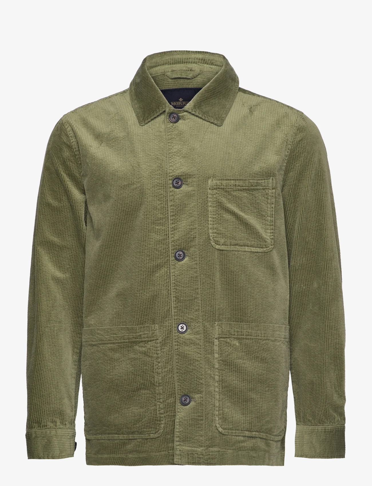 Morris - Pennon Shirt Jacket - vyrams - olive - 0
