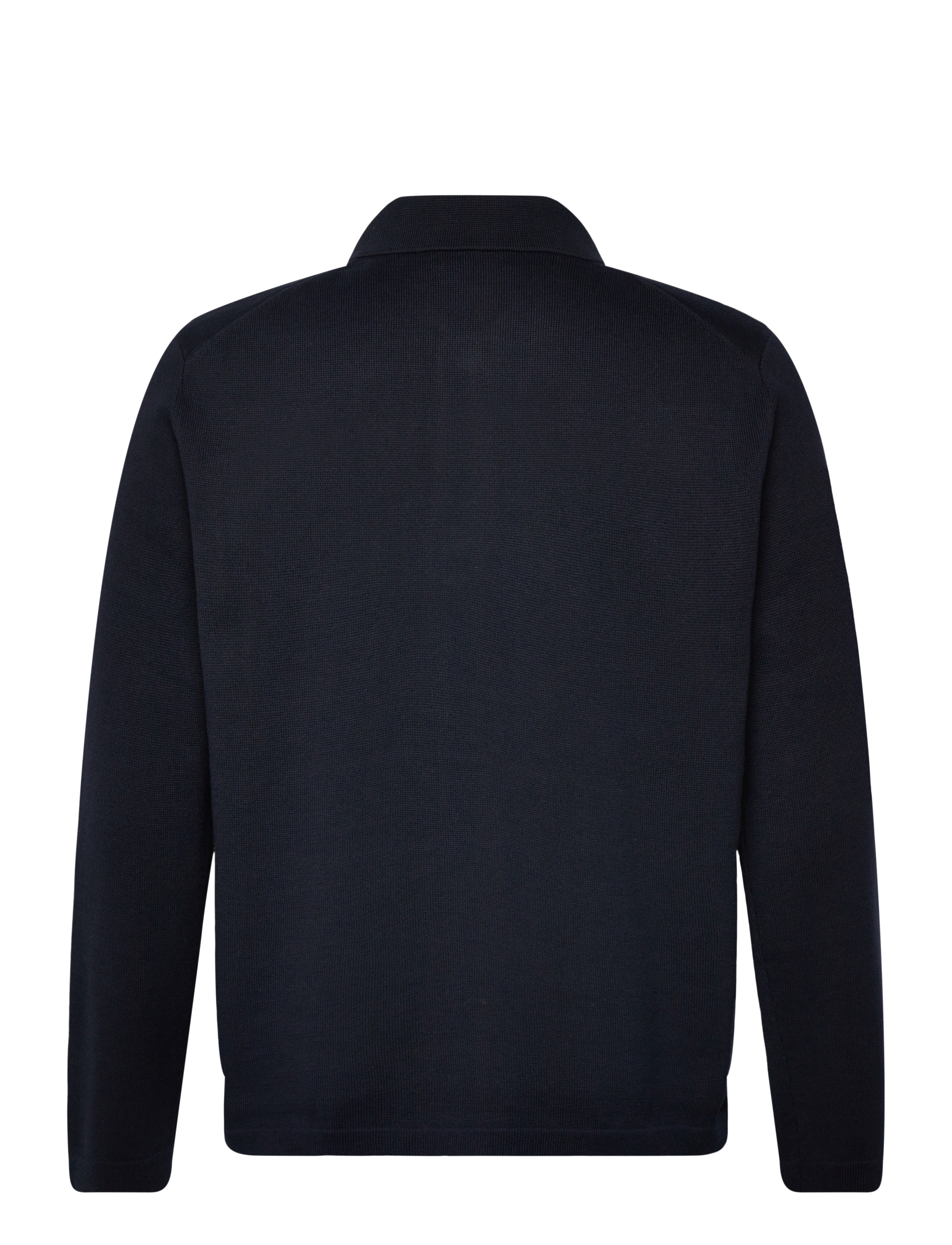 Morris - Jake Knitted Shirt Jacket - old blue - 1