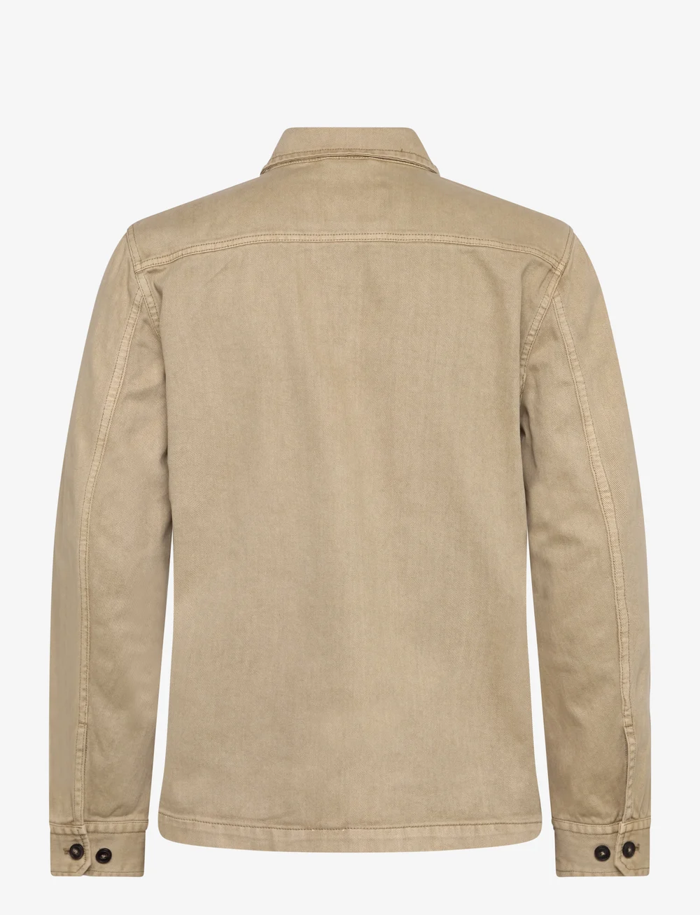 Morris - Alain Twill Shirt Jacket - light jackets - khaki - 2