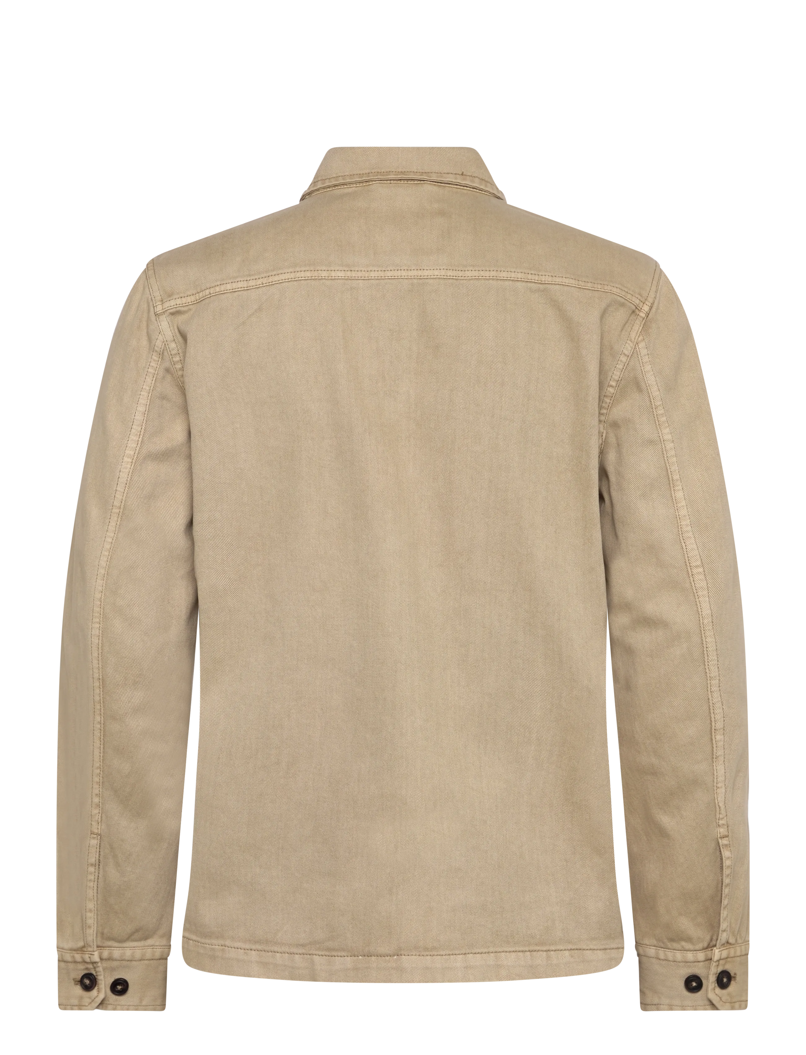 Morris - Alain Twill Shirt Jacket - frühlingsjacken - khaki - 2