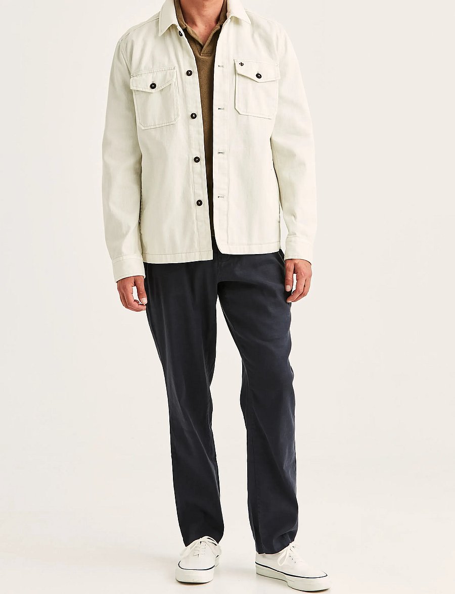 Morris - Alain Twill Shirt Jacket - sügisjoped - off white - 3