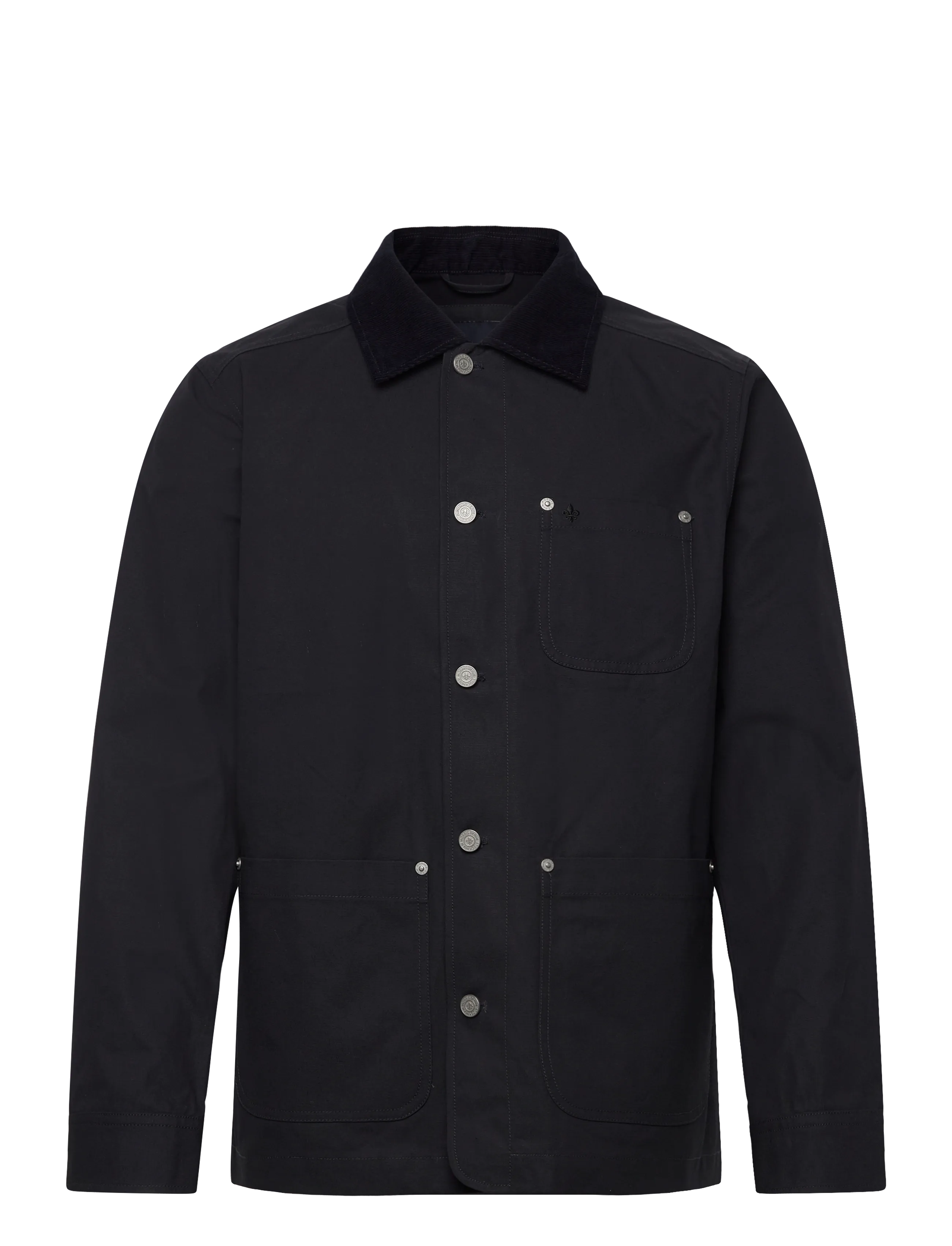Morris Belmont Shirt Jacket - Morris Stockholm - BLUE / silver
