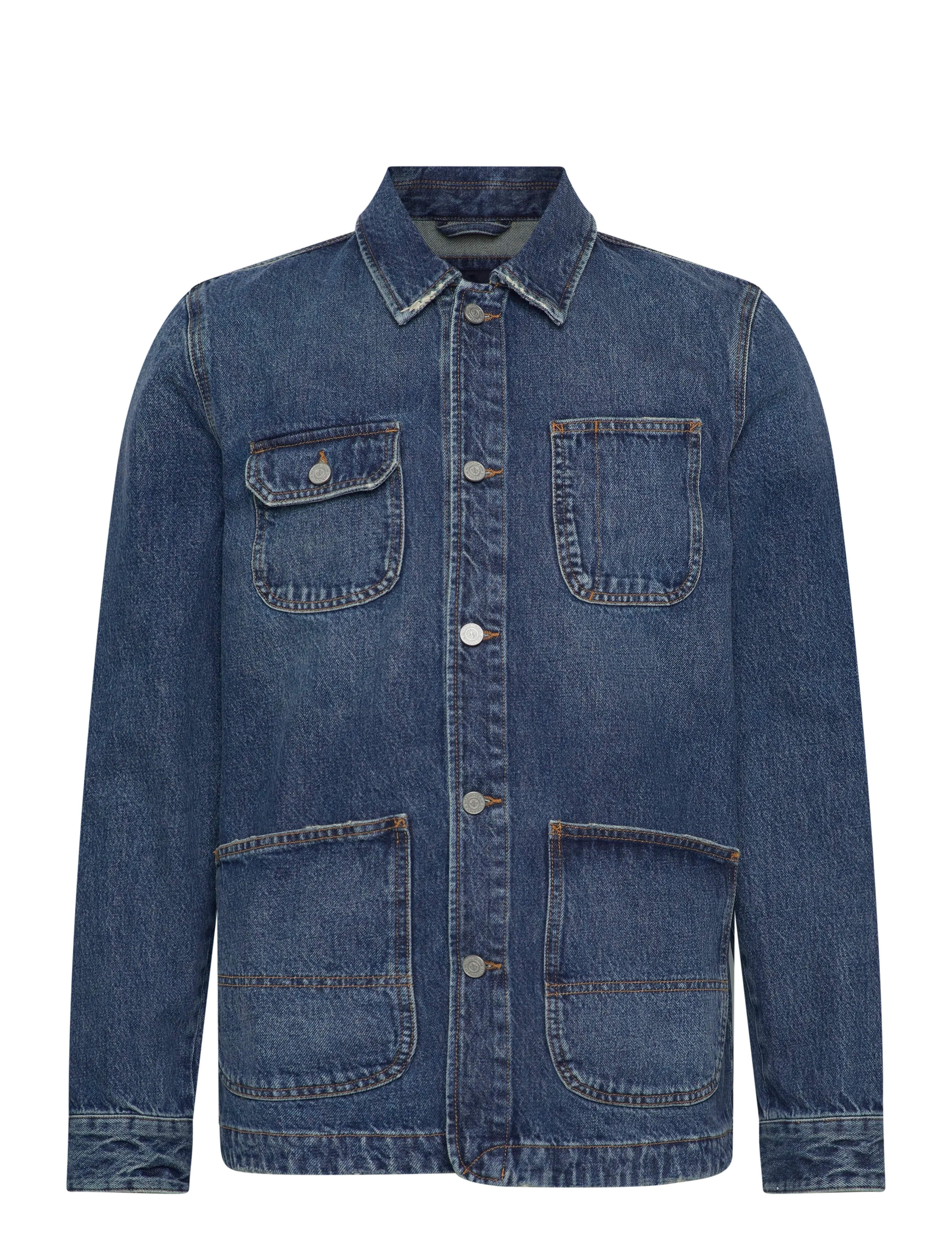 MORRIS Denim Shirt Jacke Blau - XXL - Herren