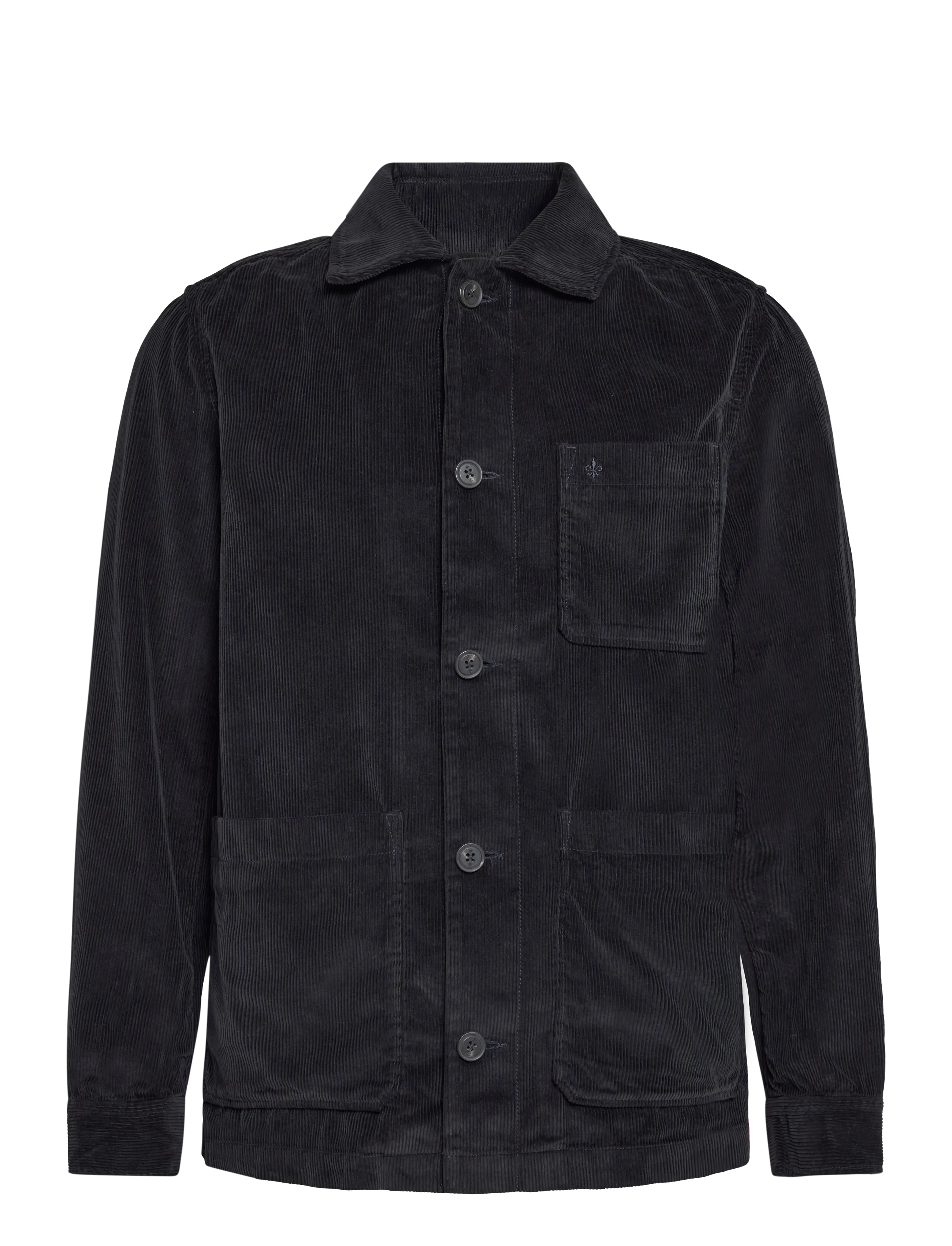 Morris - Fenix Cord Shirt Jacket - sügisjoped - blue - 1