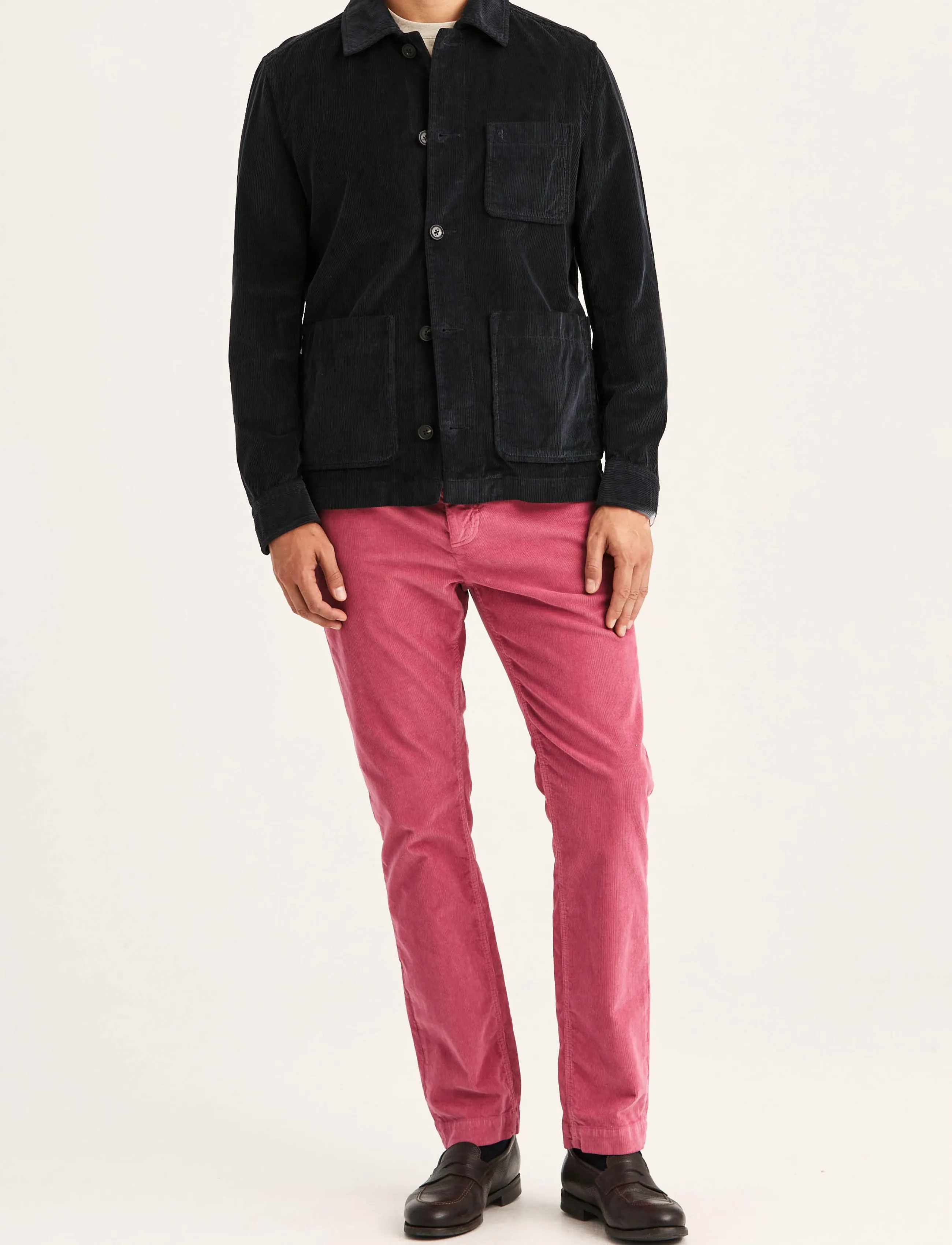 Morris - Fenix Cord Shirt Jacket - sügisjoped - blue - 3