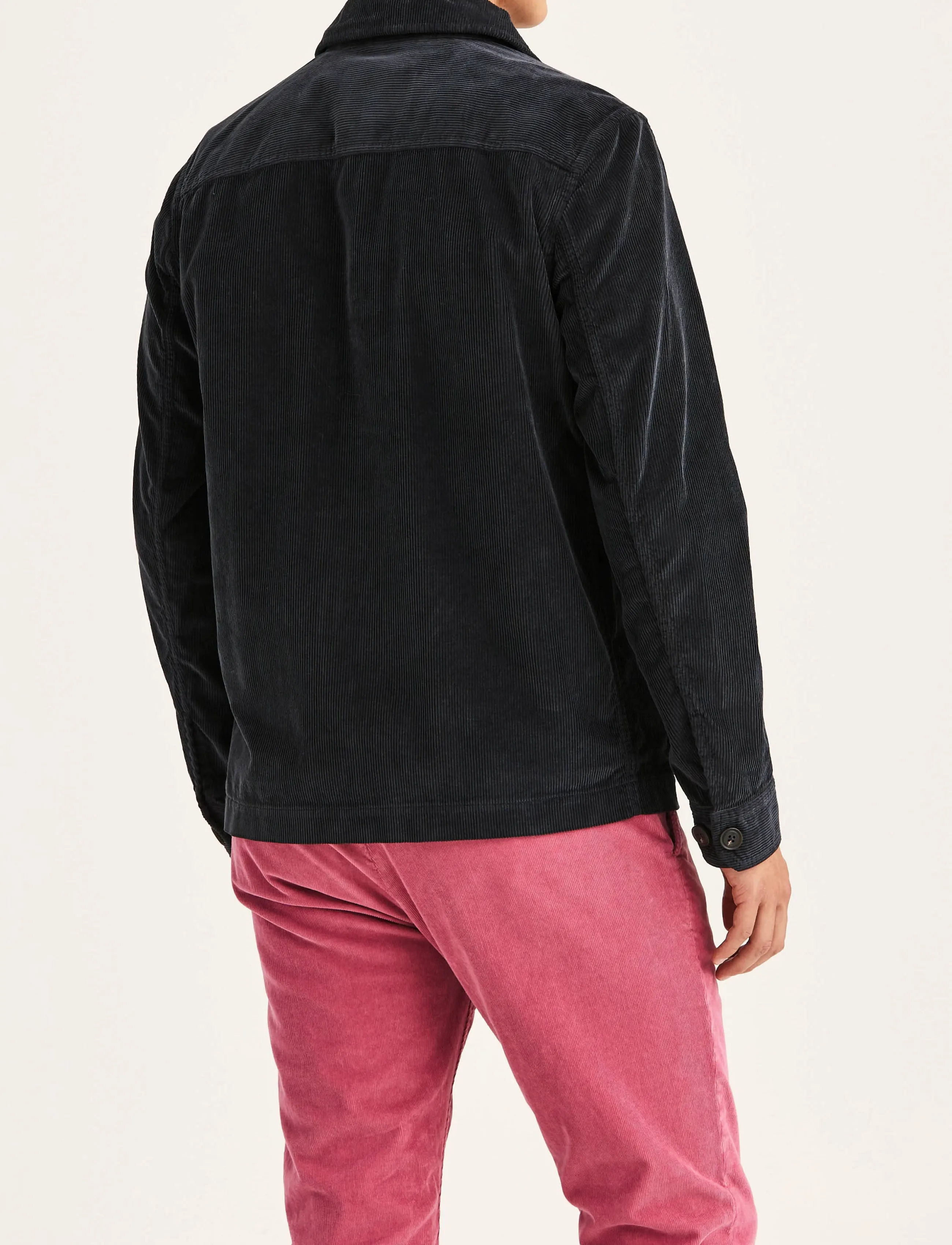 Morris - Fenix Cord Shirt Jacket - sügisjoped - blue - 4