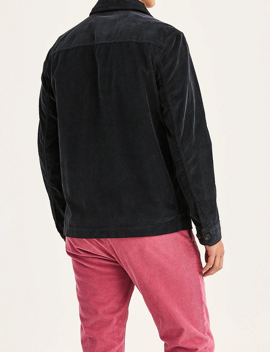 Morris - Fenix Cord Shirt Jacket - sügisjoped - blue - 4