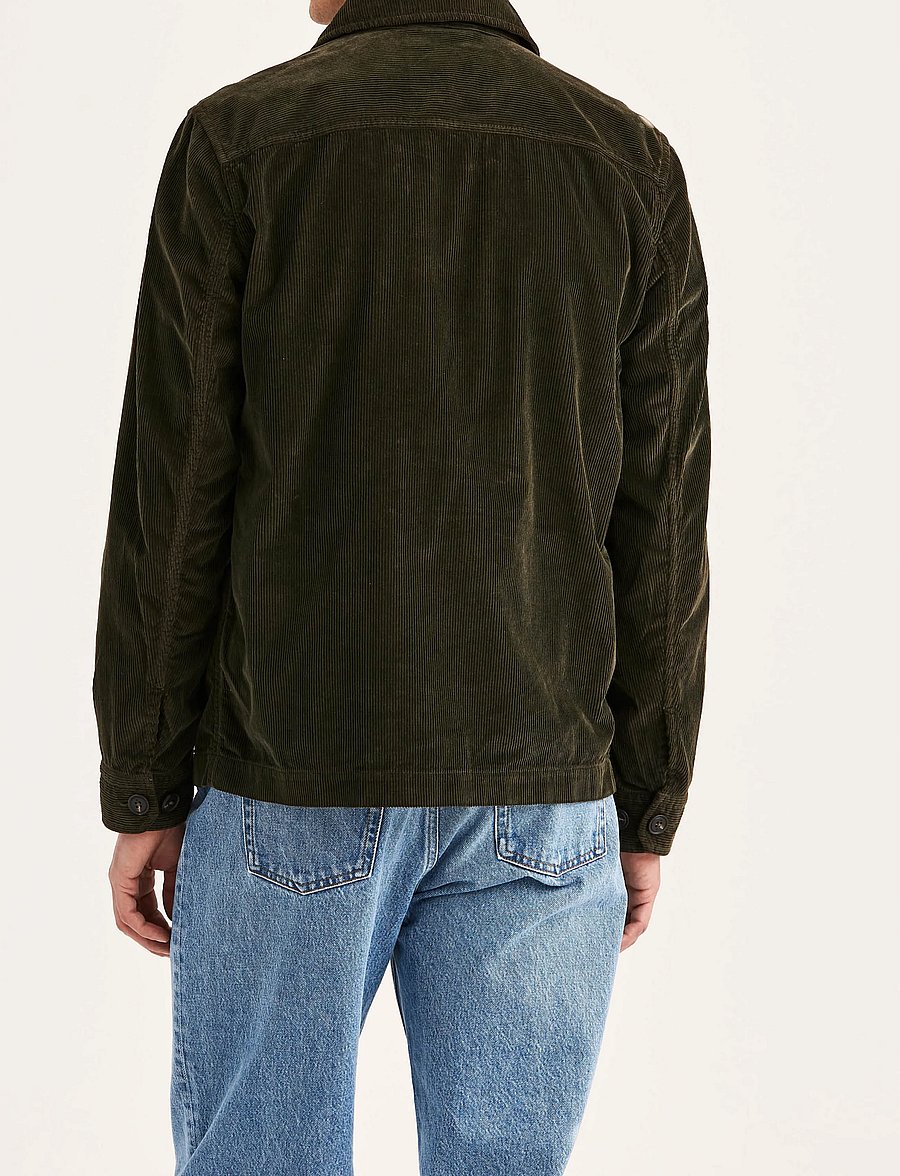 Morris - Fenix Cord Shirt Jacket - herbstjacken - olive - 4