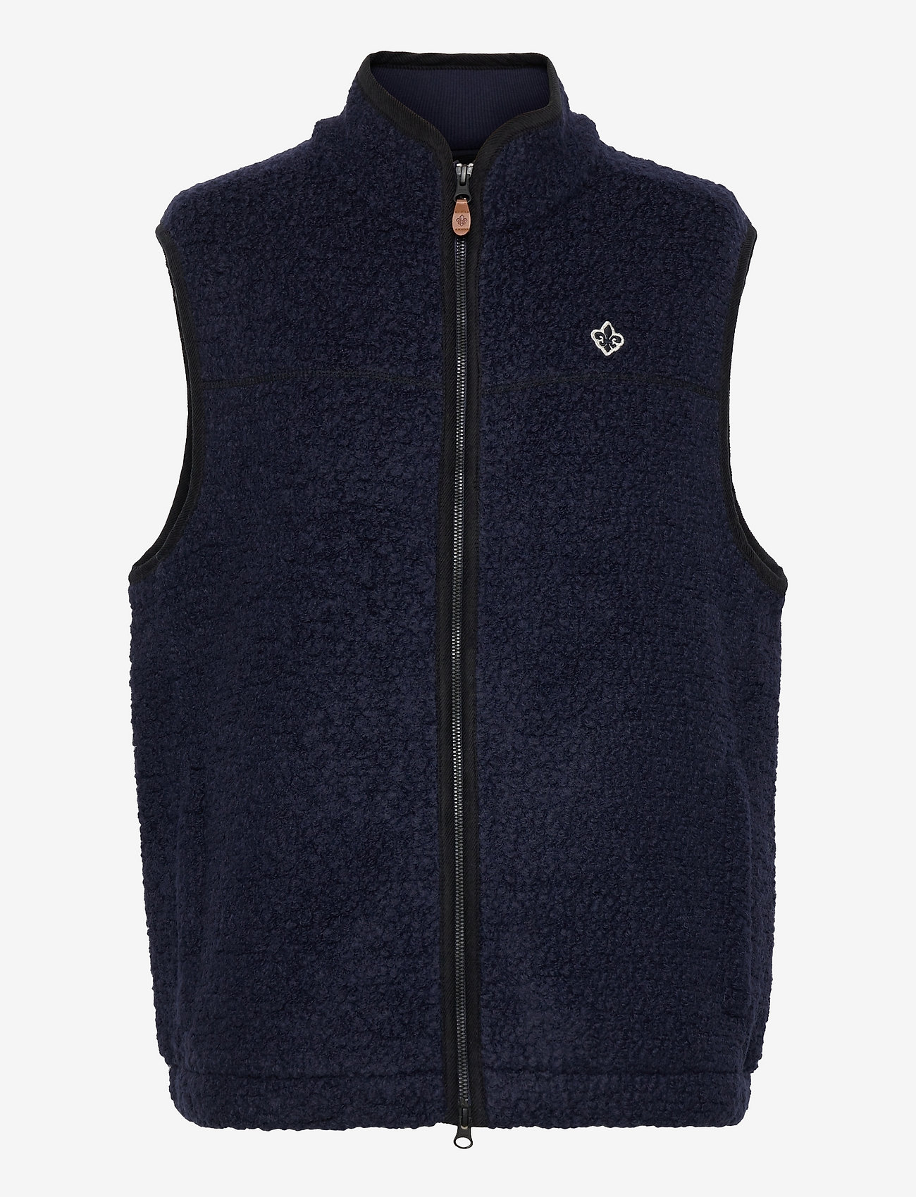 Morris - Whitfield Vest - mid layer jackets - blue - 0