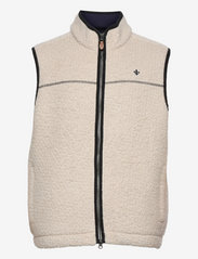 Morris - Whitfield Vest - mid layer jackets - off white - 0