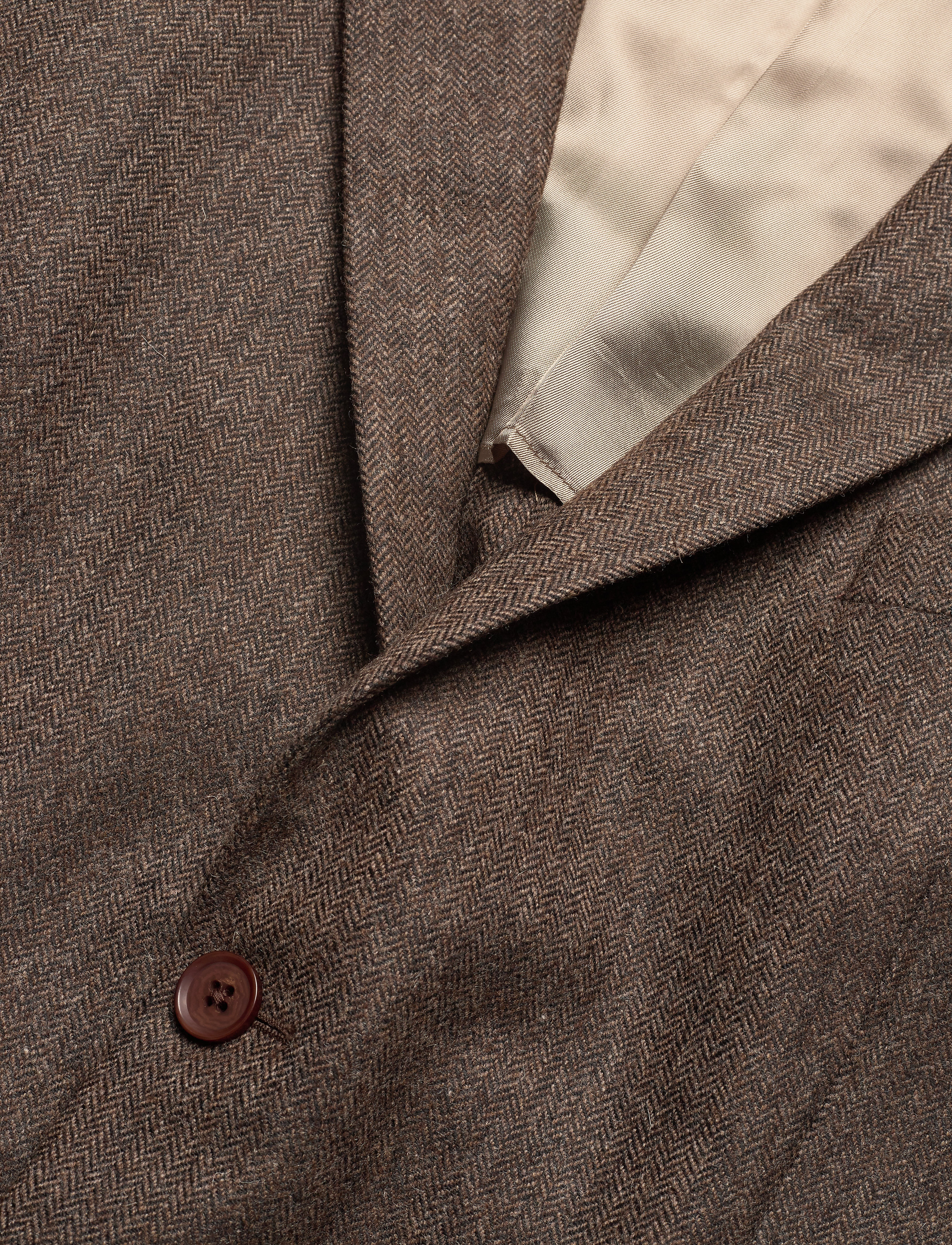 Morris - Herringbone Blazer - brown - 2