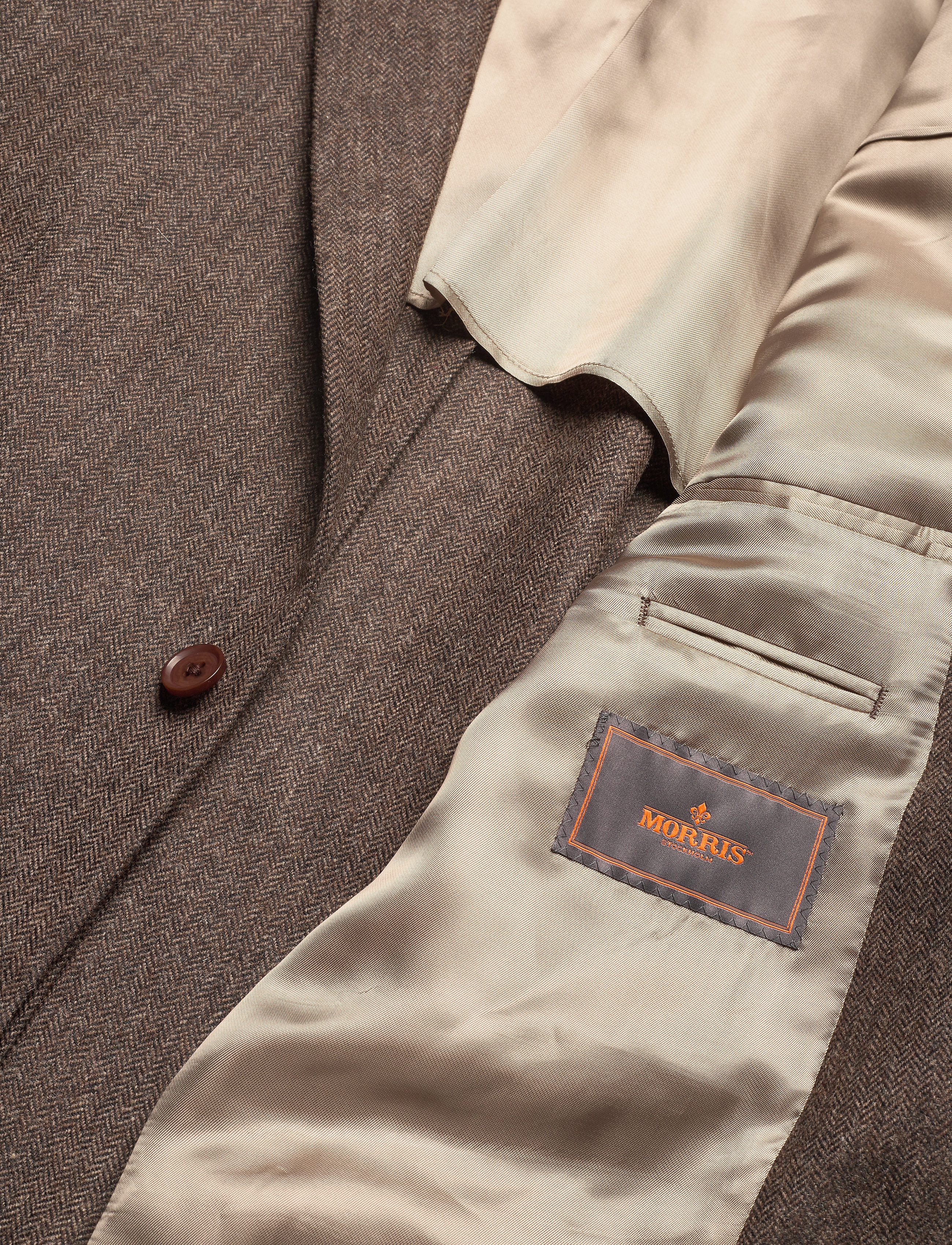 Morris - Herringbone Blazer - brown - 4