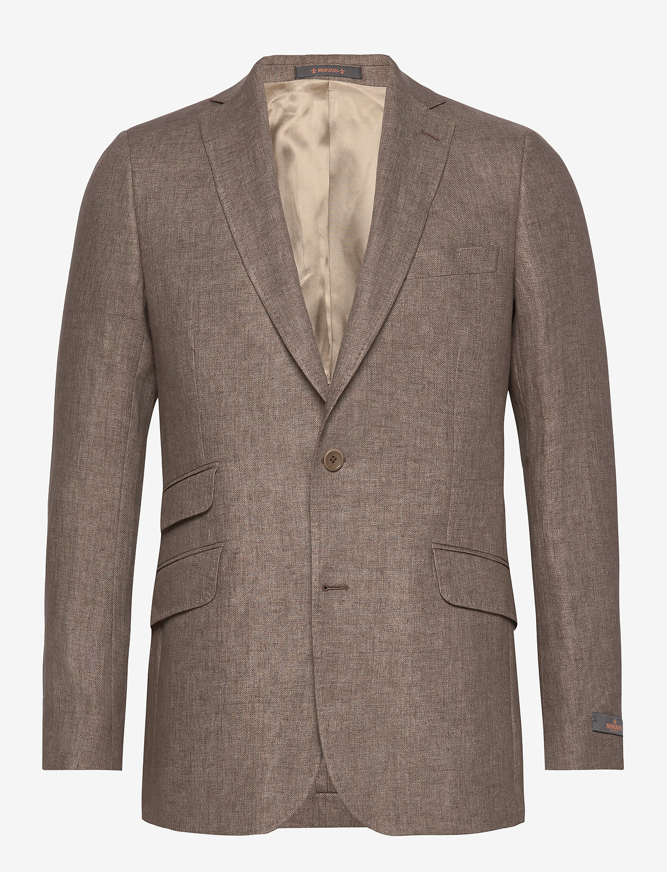 Azour Linen Blazer - BROWN