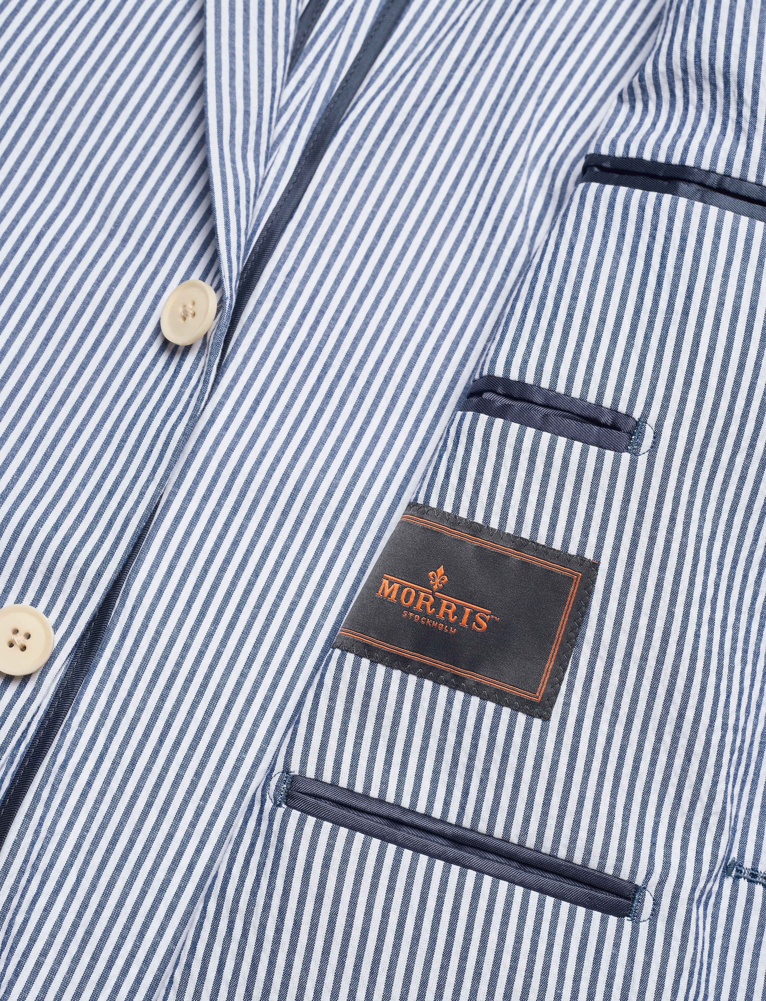 Morris - Resort Shirt Blazer - navy - 4