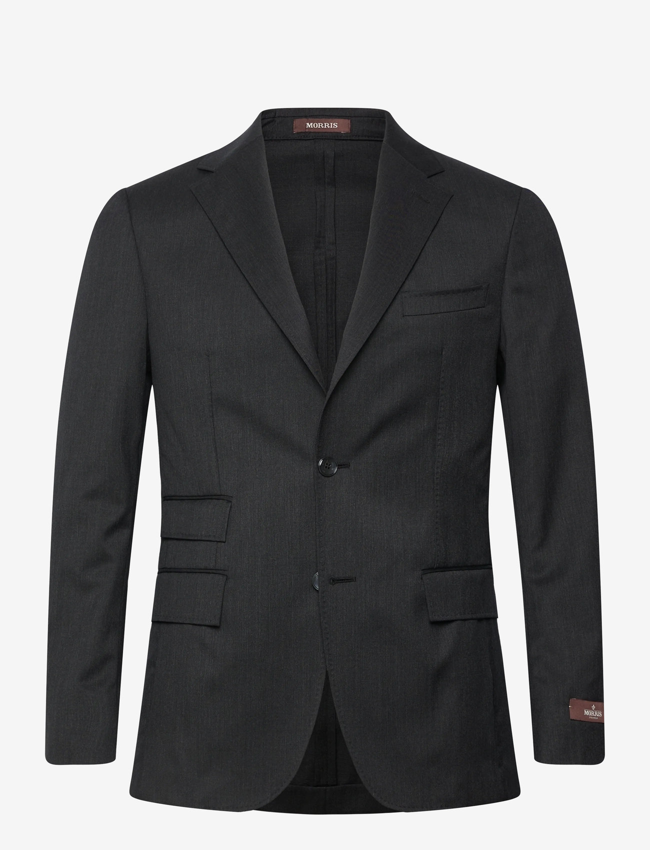 Morris - Heritage Prestige Suit Blazer - enkelknäppta kavajer - grey - 0