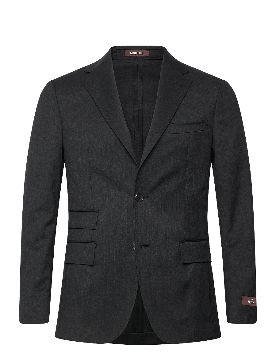 Morris - Heritage Prestige Suit Blazer - enkelknäppta kavajer - grey - 0