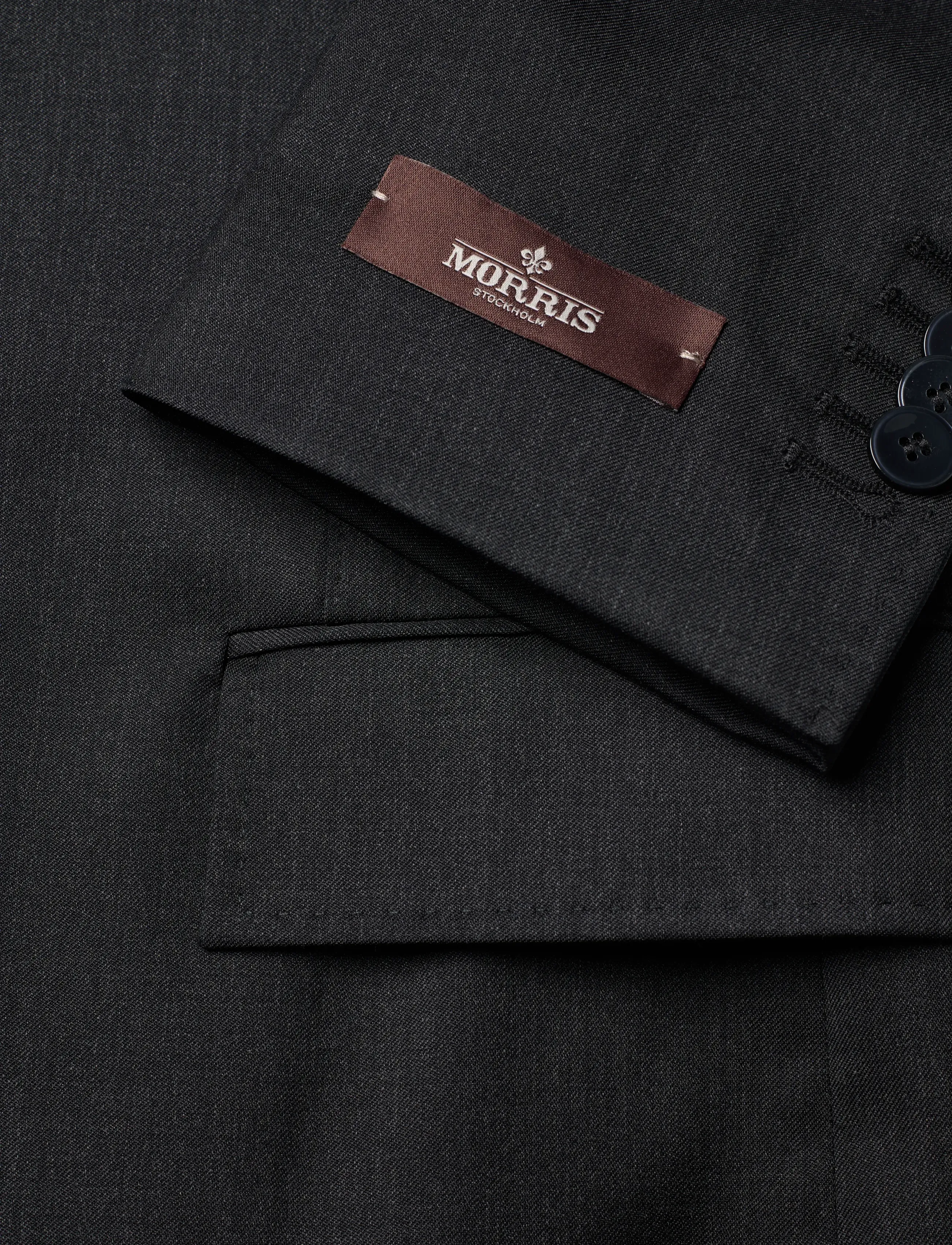 Morris - Heritage Prestige Suit Blazer - enkelknäppta kavajer - grey - 3
