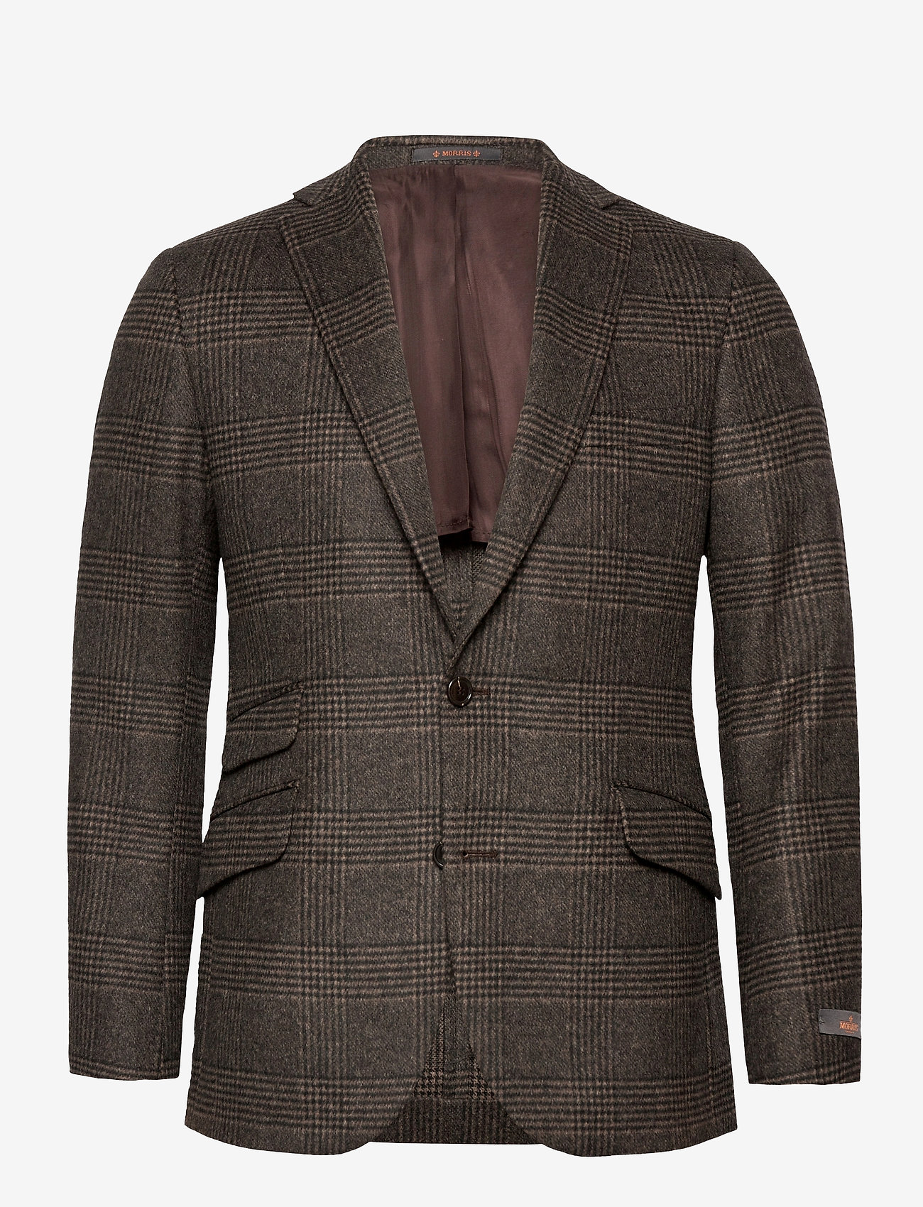 Antonio Tartan Jacket - BROWN